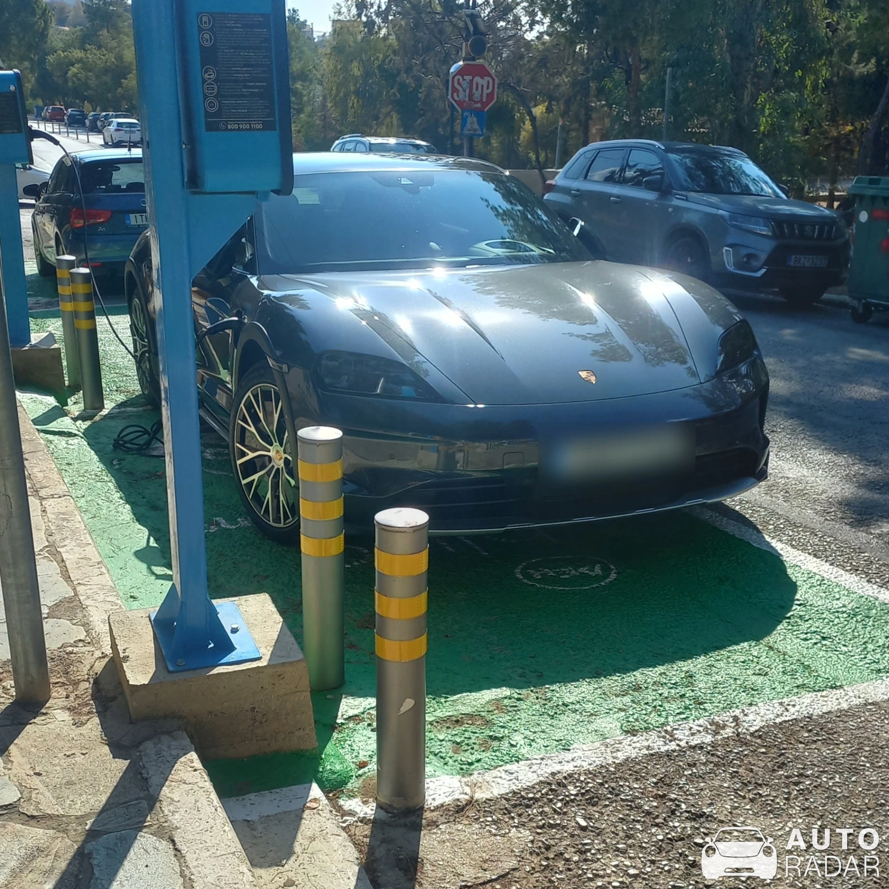 Porsche Taycan 4 spotted in Voula, Greece