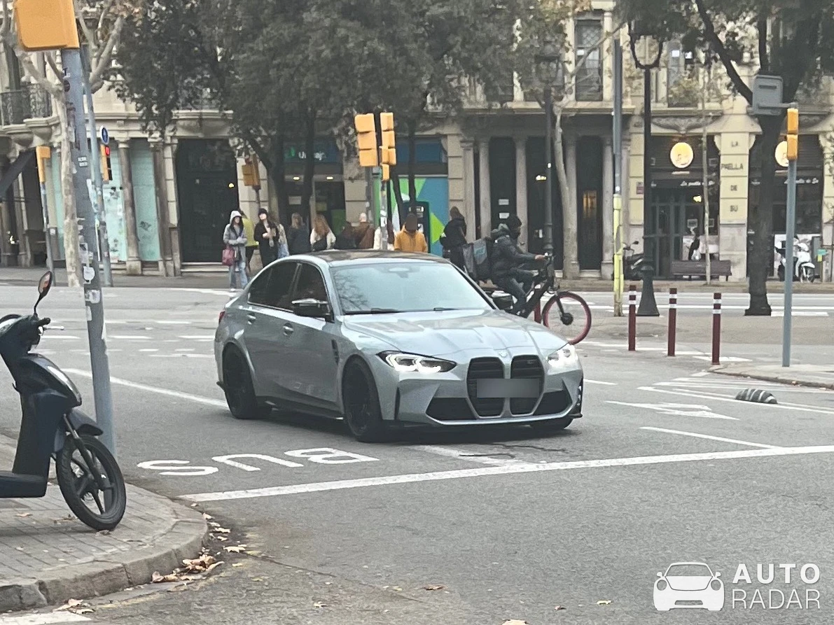 BMW M3 G80 Sedan Competition spotted in Barcelona, España