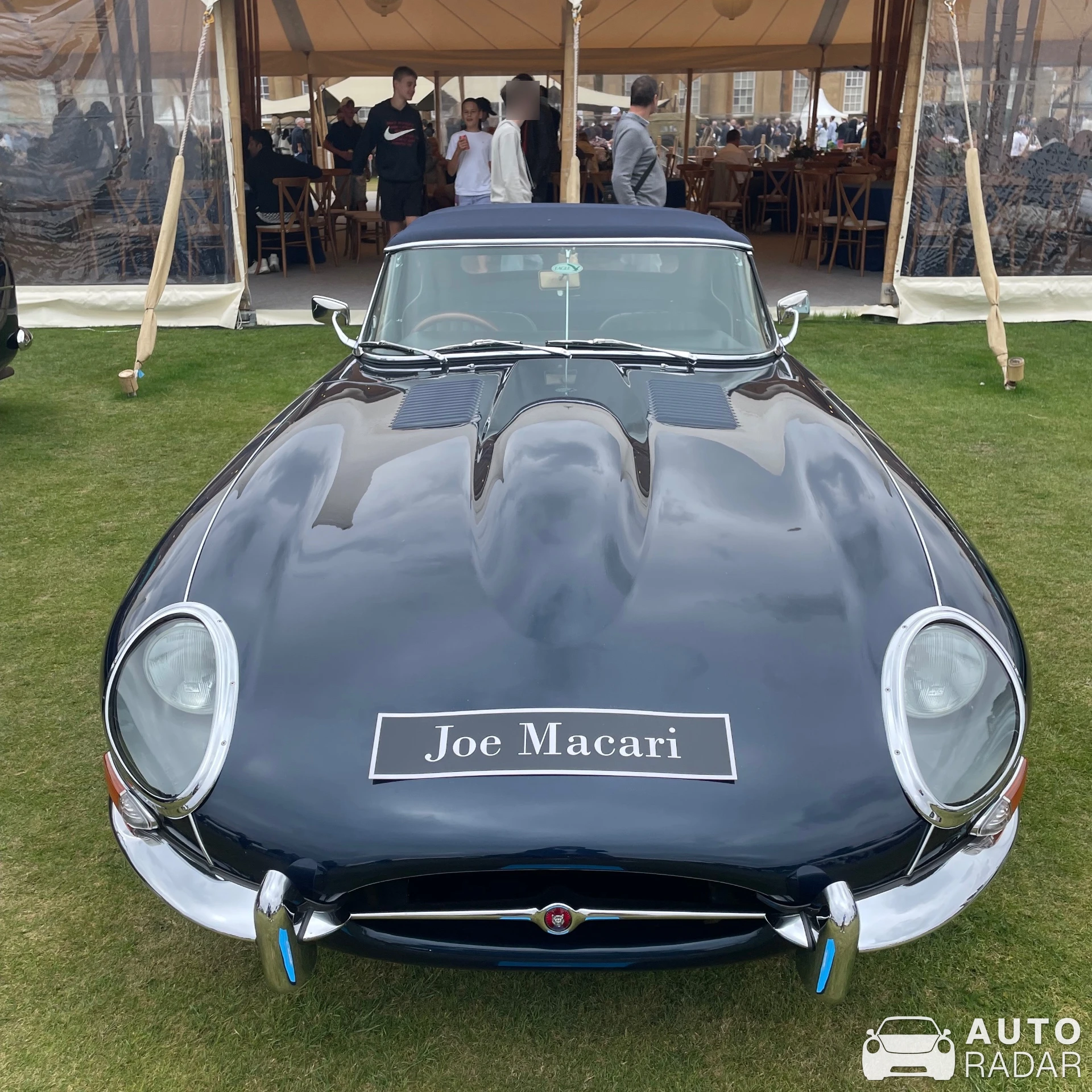 Jaguar E-Type spotted in Oxfordshire, United Kingdom