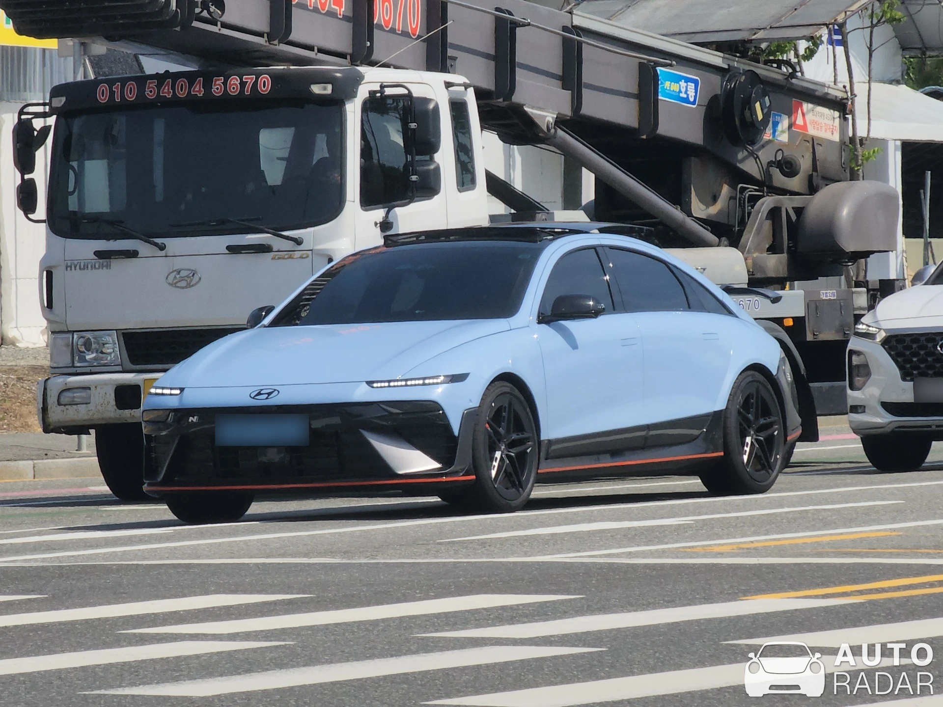 Hyundai Ioniq 6 spotted in Daejeon