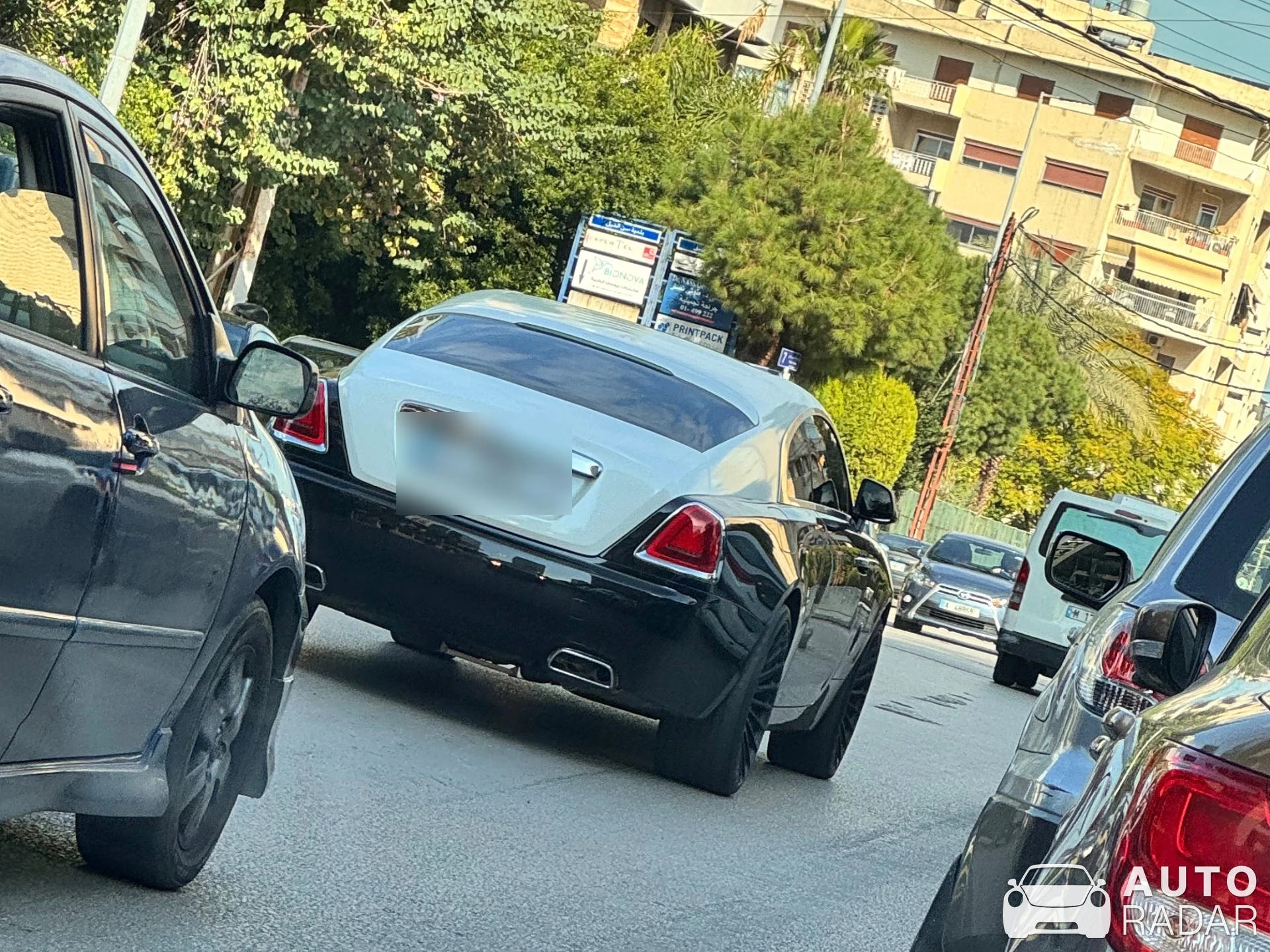 Rolls-Royce Wraith spotted in Metn, Liban