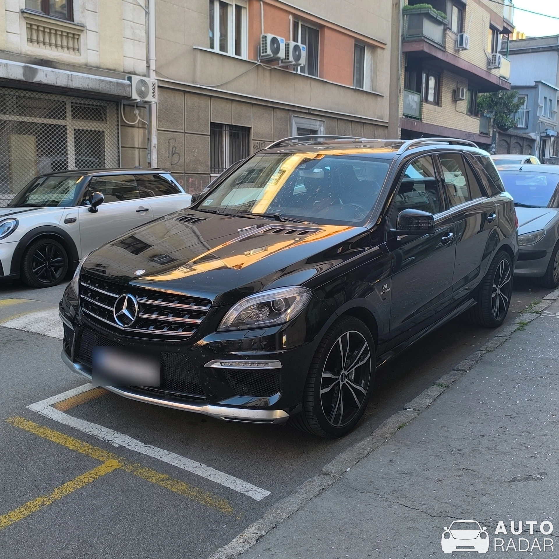 Mercedes-Benz ML 63 AMG W166 spotted in Belgrade