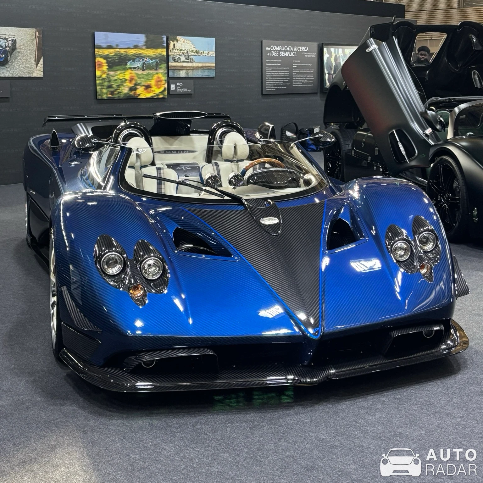 Pagani Zonda HP Barchetta spotted in Paris, France
