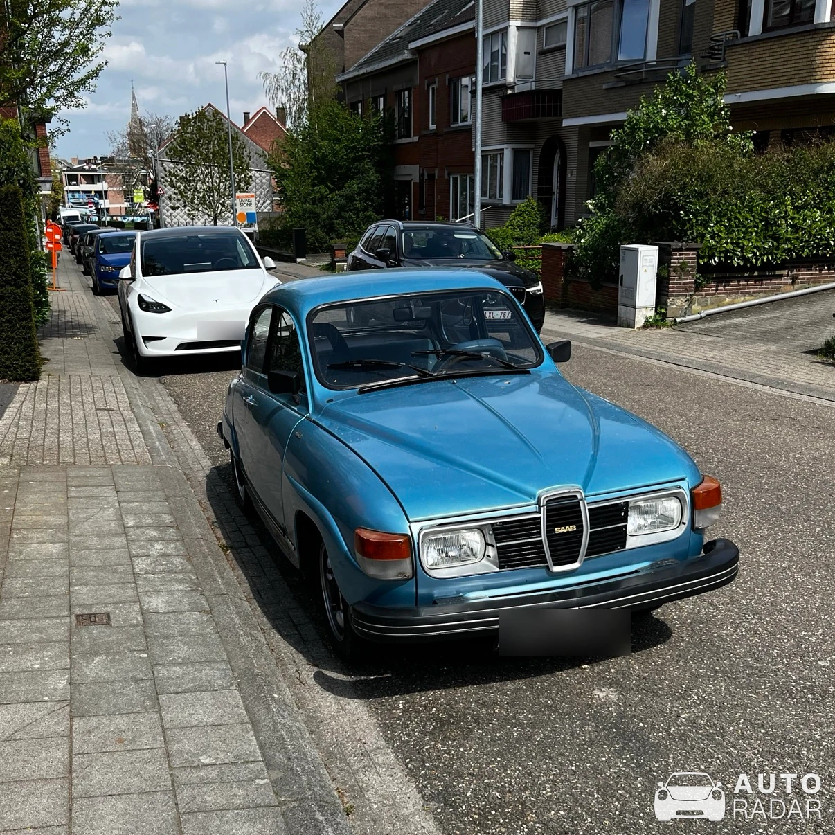 Saab 96 V4 spotted in Leuven