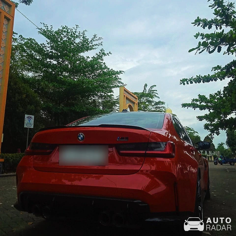 BMW M3 G80 Sedan Competition spotted in Tabalong Regency, Indonesia