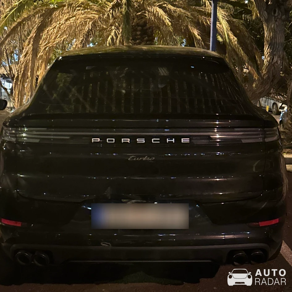 Porsche Cayenne Turbo spotted in Aeropuerto Reina Sofia, Spain