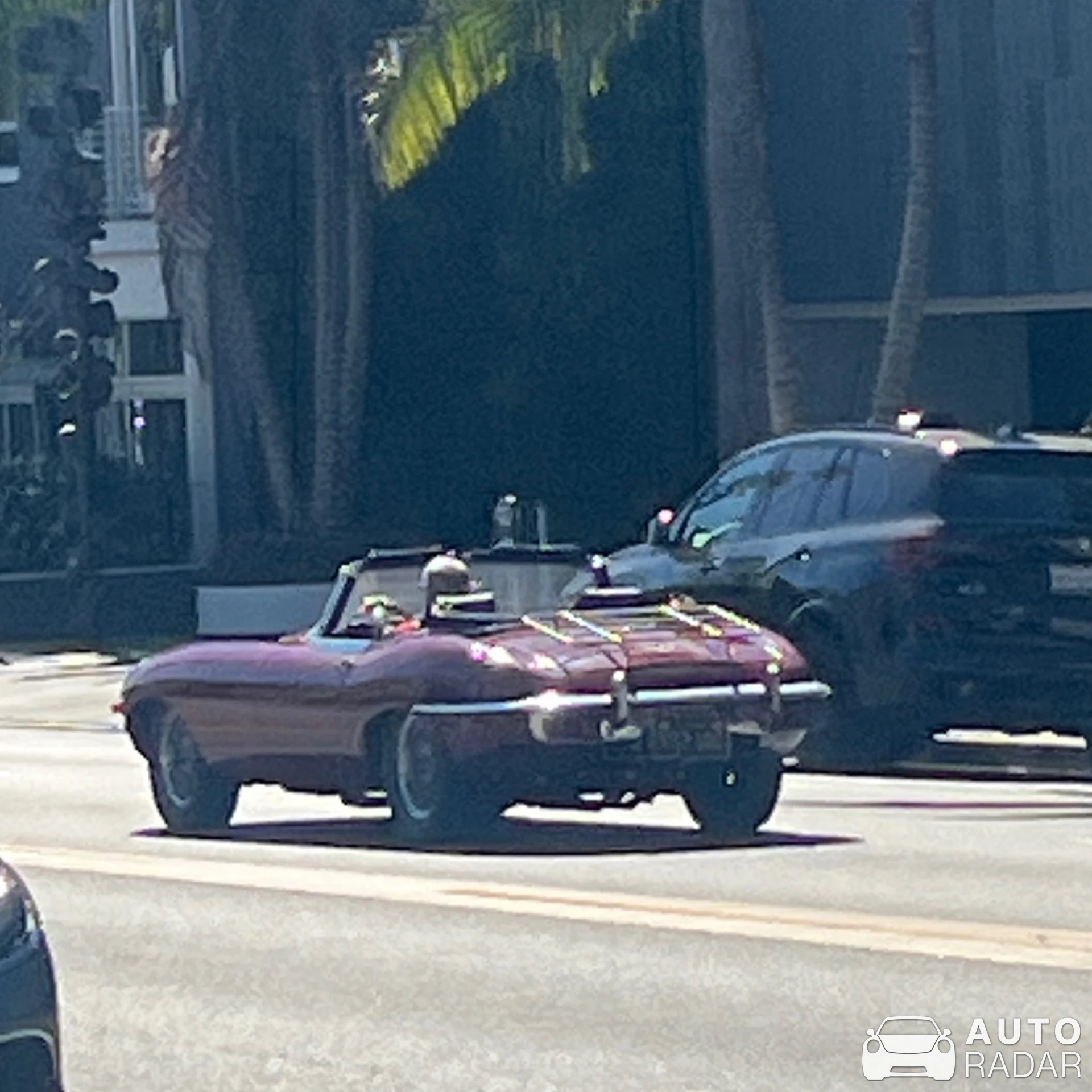 Jaguar E-Type Roadster spotted in Beverly Hills, United States