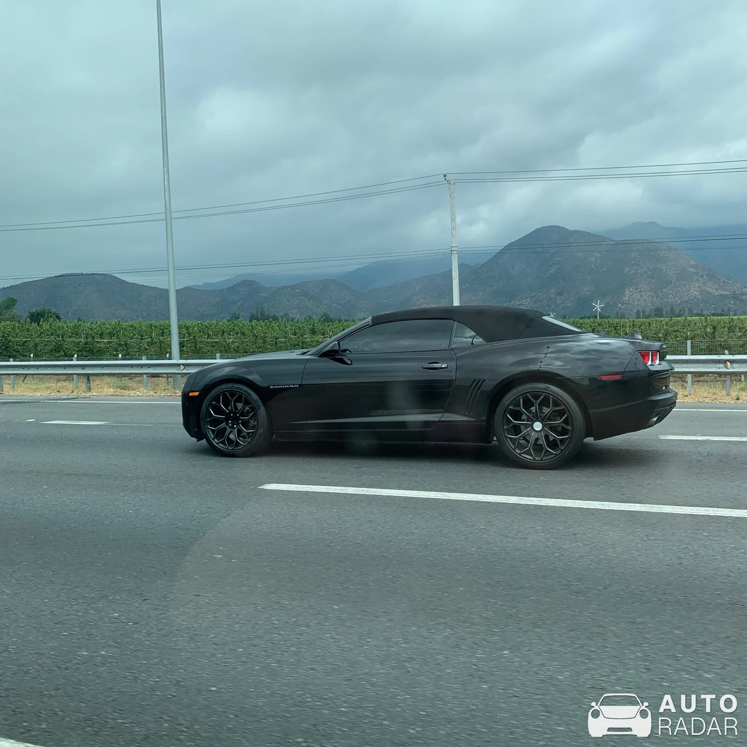 Chevrolet Camaro Convertible spotted in Codegua