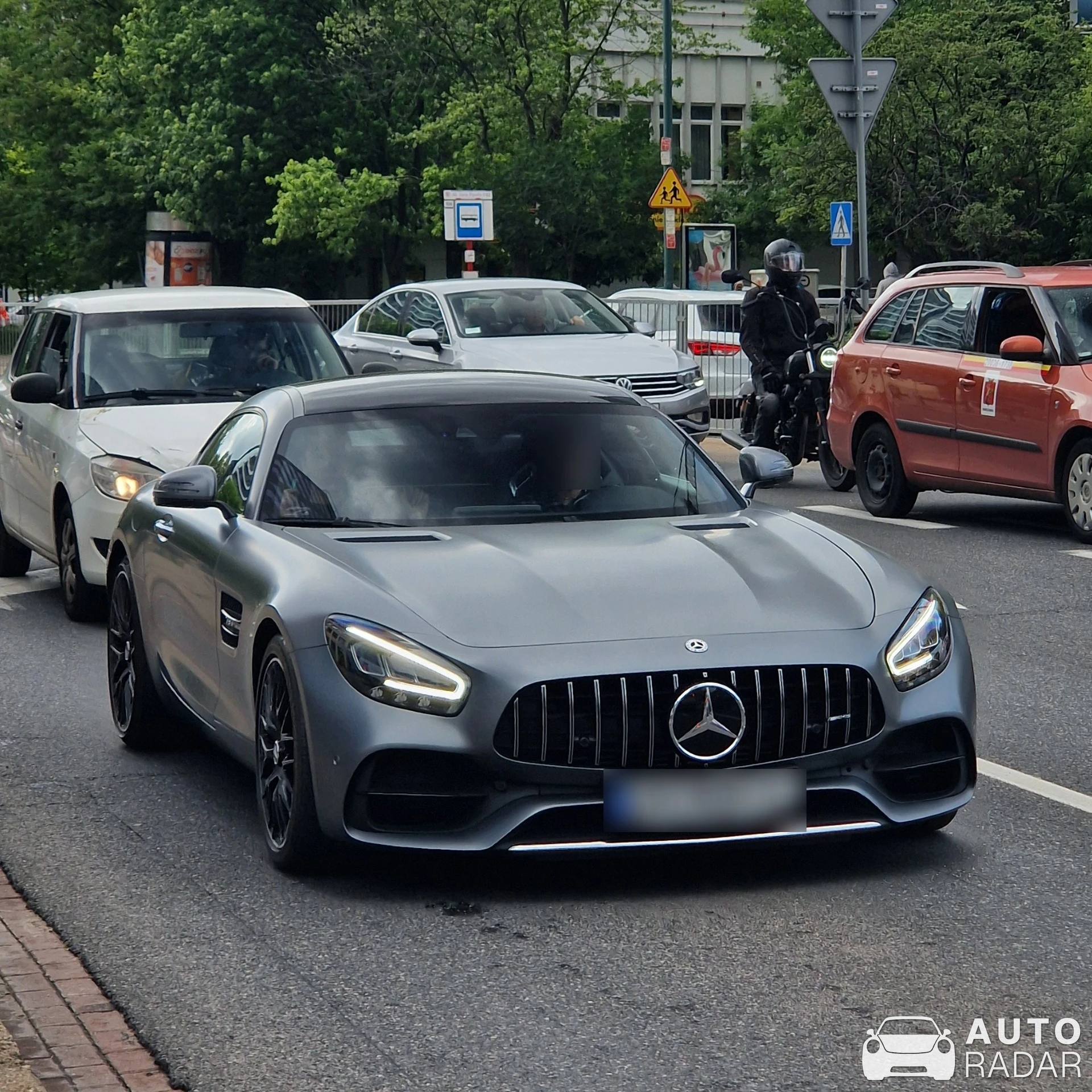 Mercedes-AMG GT S C190 2017 spotted in Warszawa