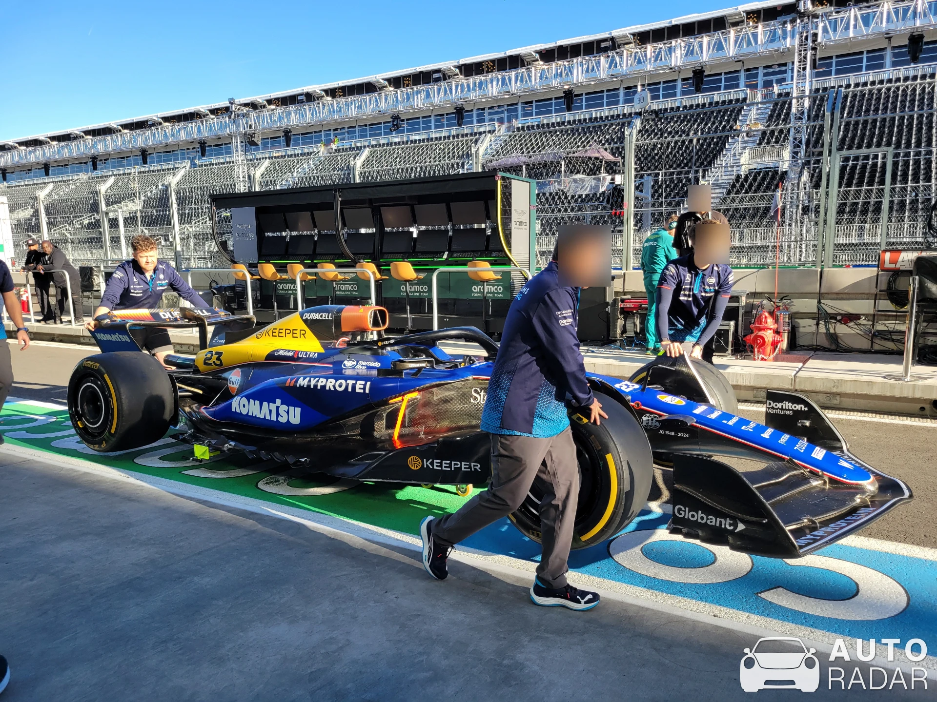 Williams FW46 spotted in Las Vegas