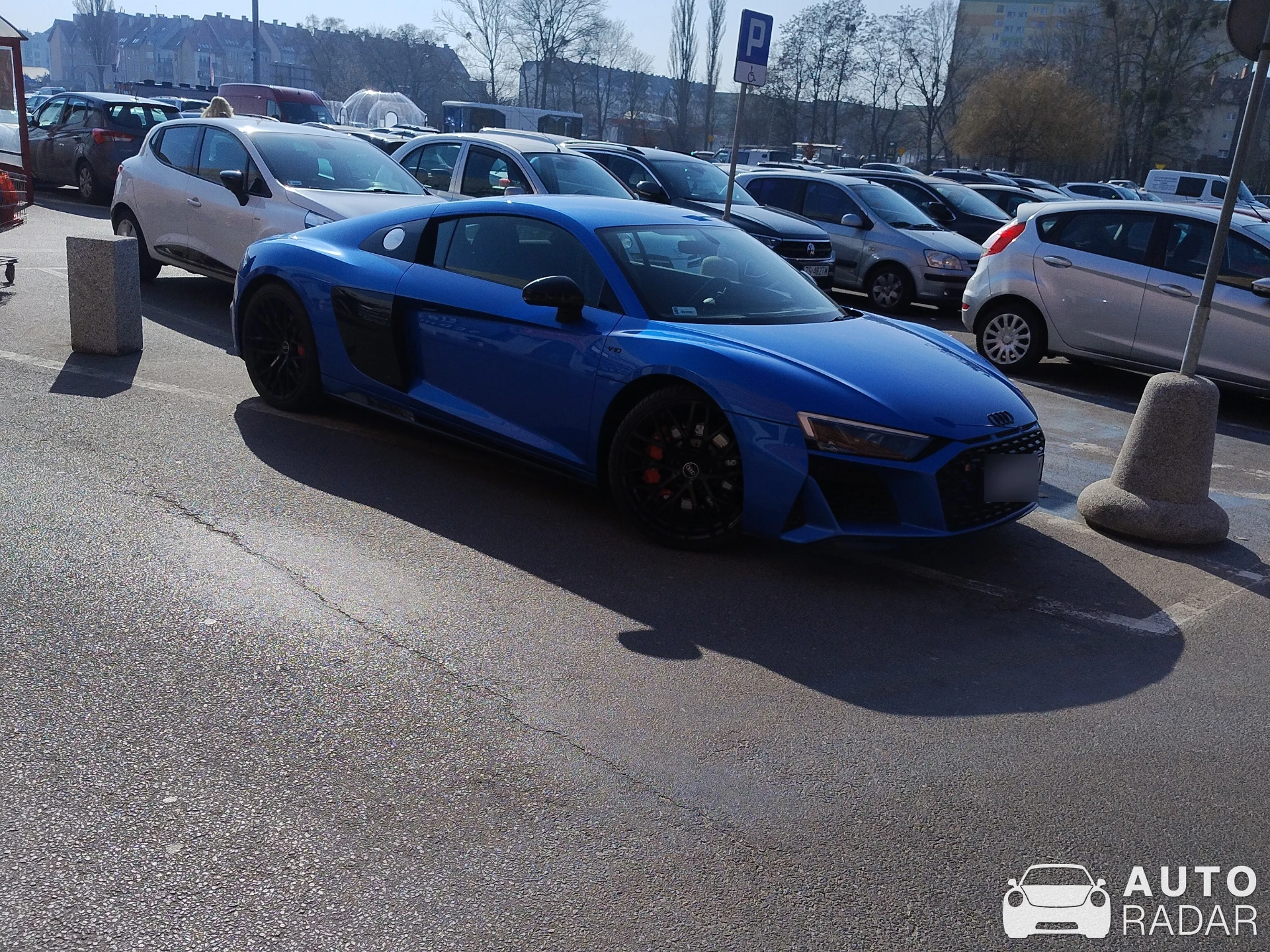 Audi R8 V10 Performance 2019 spotted in Szczecin