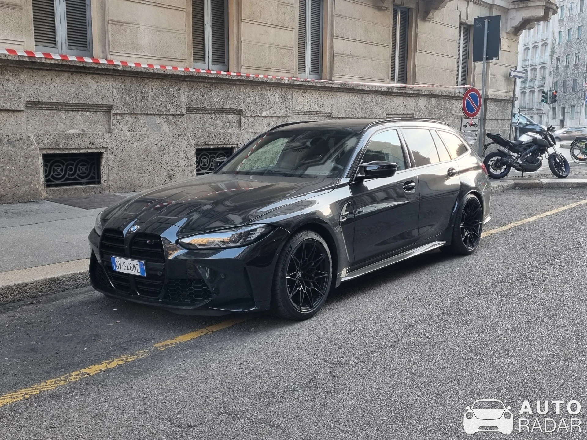 BMW M3 G81 Touring Competition spotted in Milano, Italia
