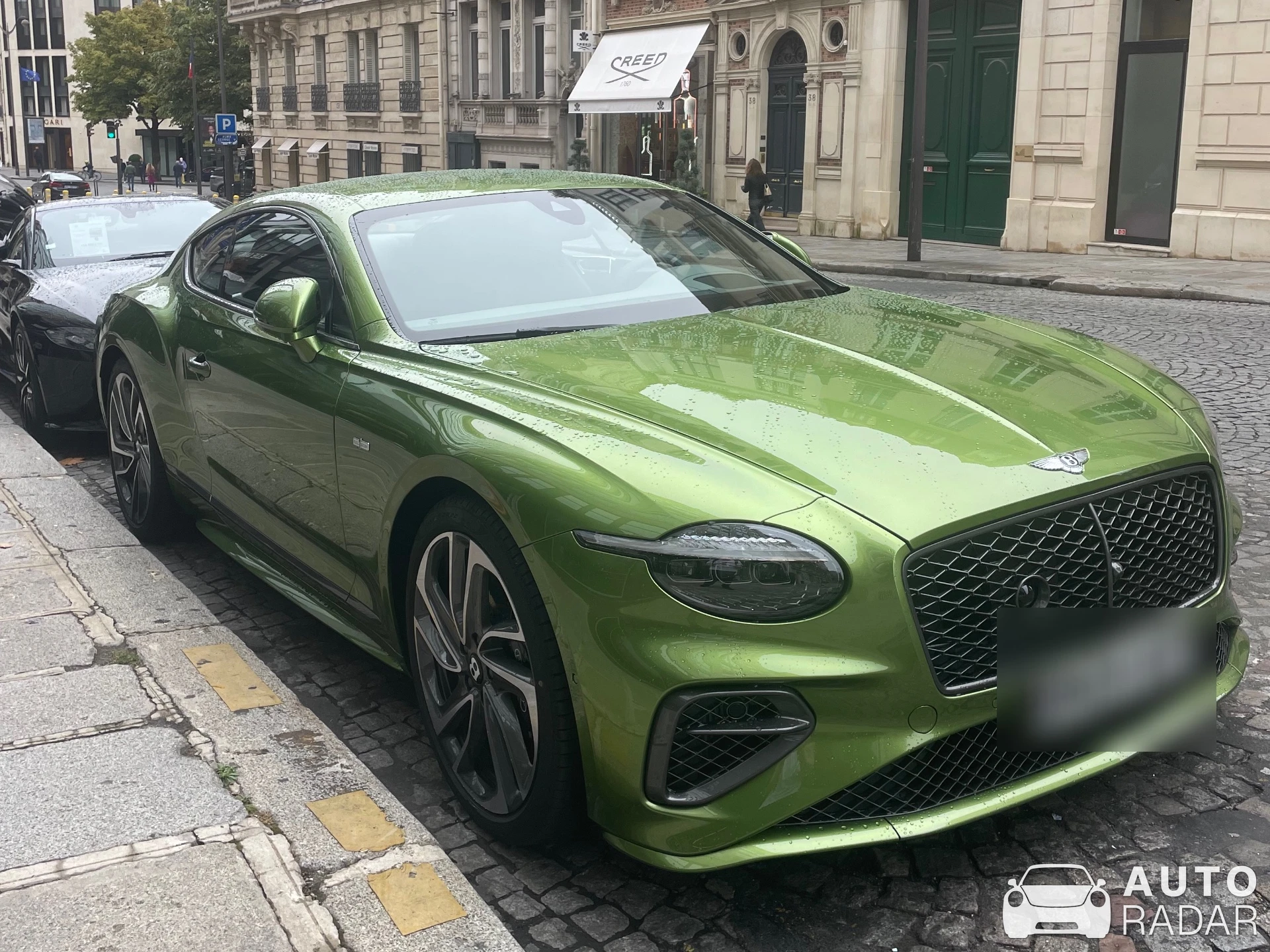 Bentley Continental GT spotted in Paris, France