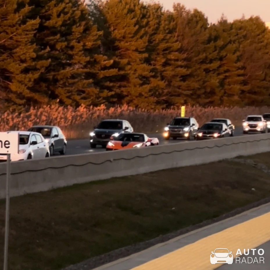 Chevrolet Corvette C8 Stingray R spotted in Terrebonne, Canada
