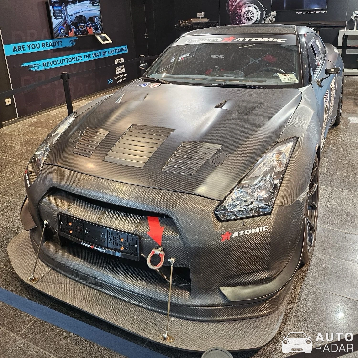 Nissan GT-R R35 Atomic spotted in Nürburg