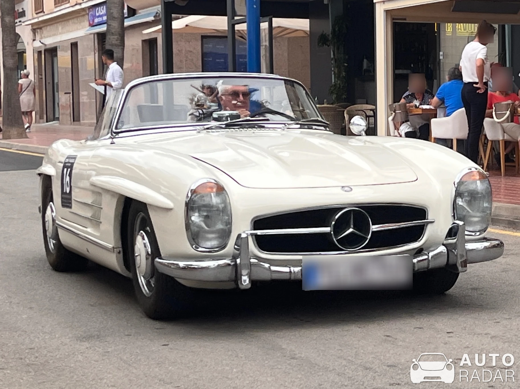 Mercedes-Benz 300SL Roadster spotted in Port d'Andratx, Spain