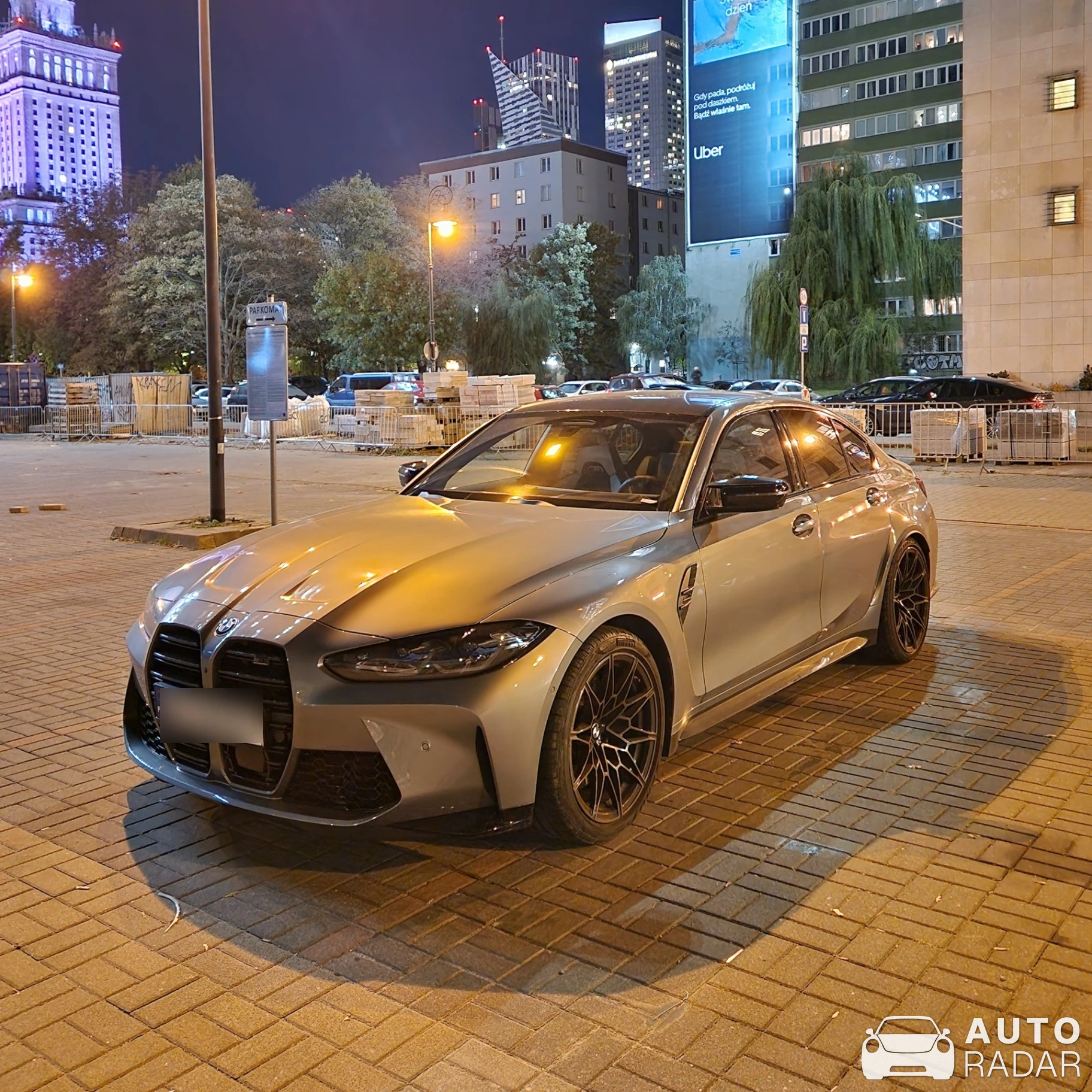 BMW M3 G80 Sedan Competition spotted in Warszawa, Polska