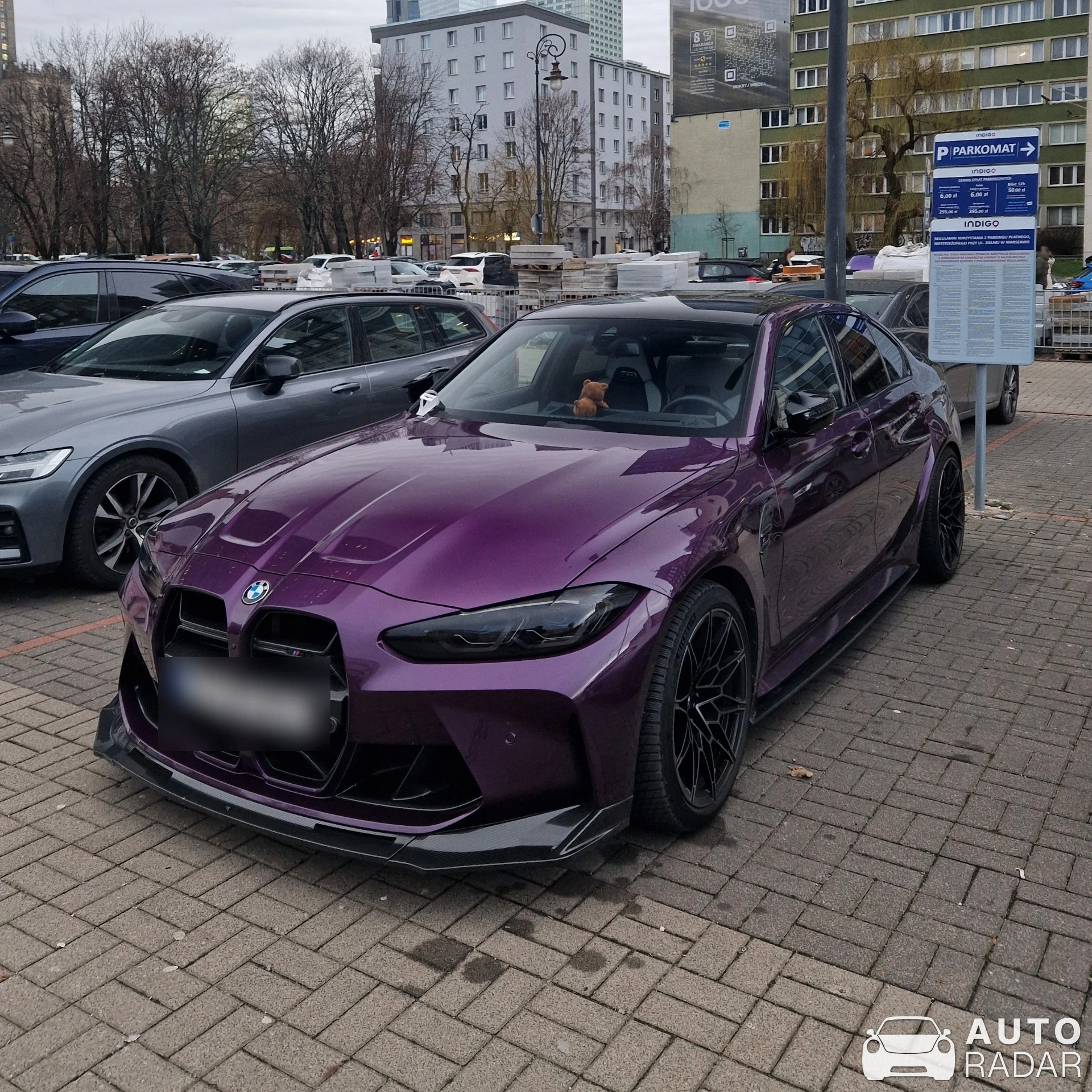 BMW M3 G80 Sedan Competition spotted in Warszawa, Poland