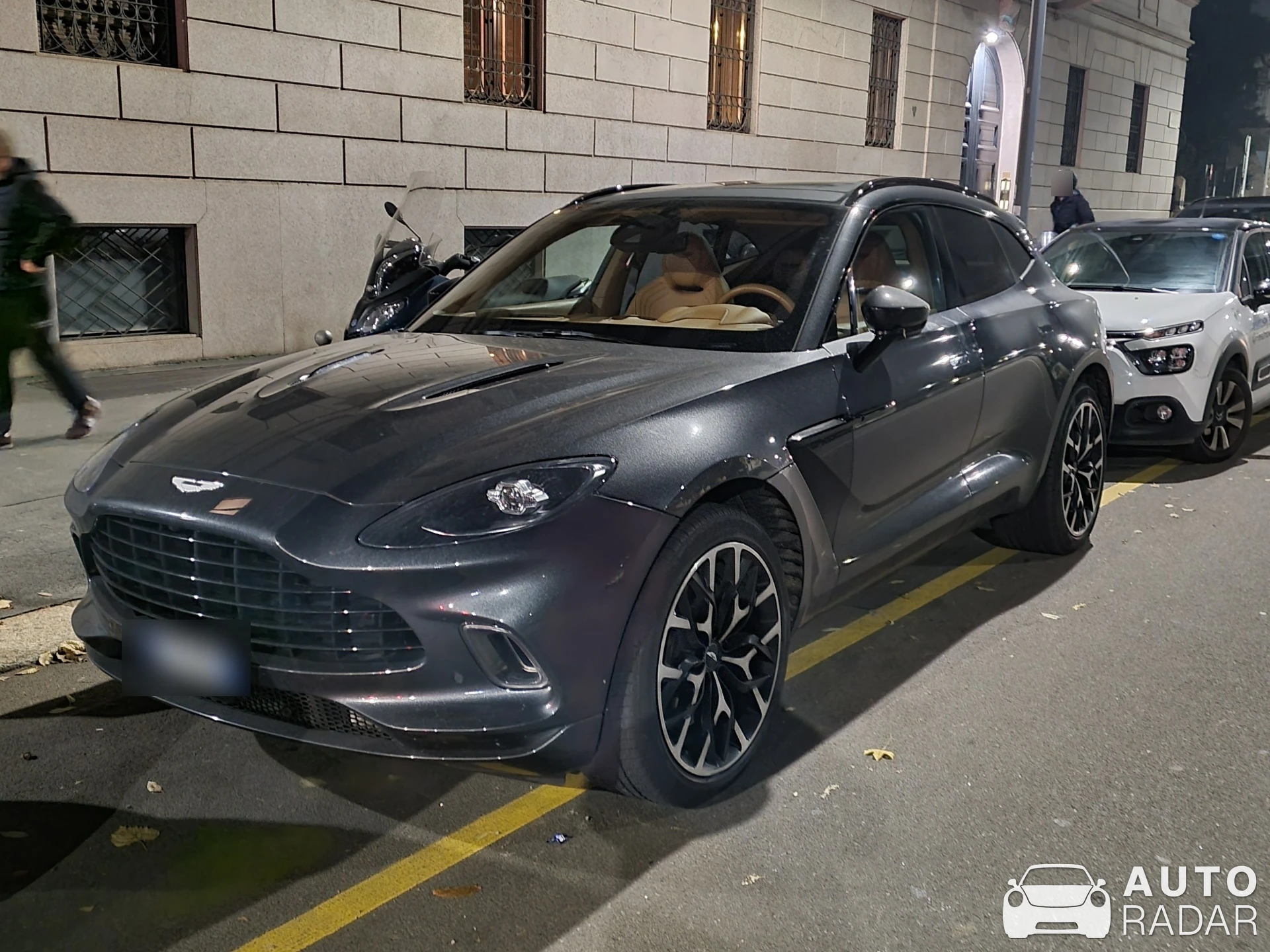 Aston Martin DBX spotted in Milano, Italia