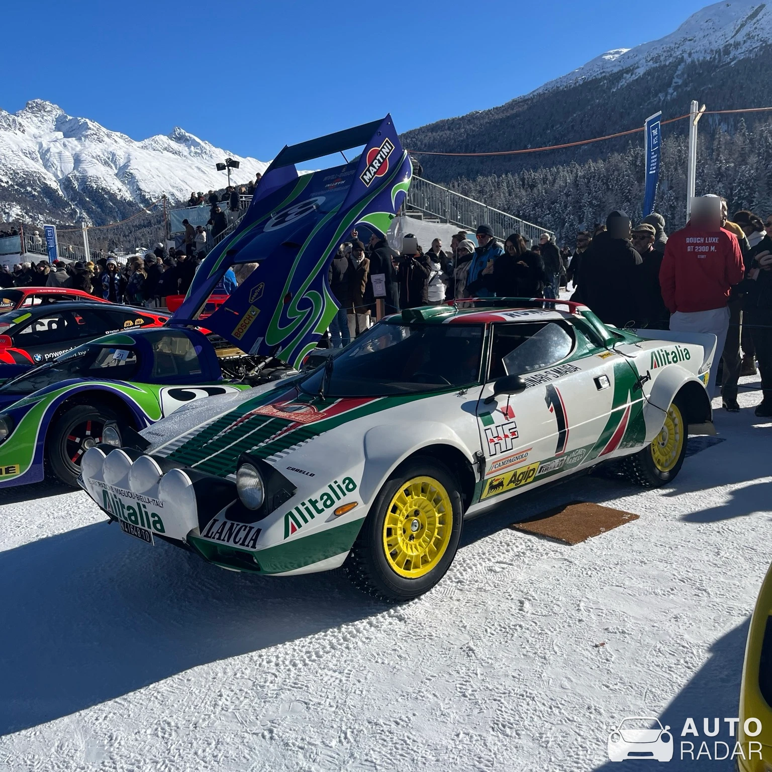 Lancia Stratos HF spotted in Sankt Moritz, Svizzera