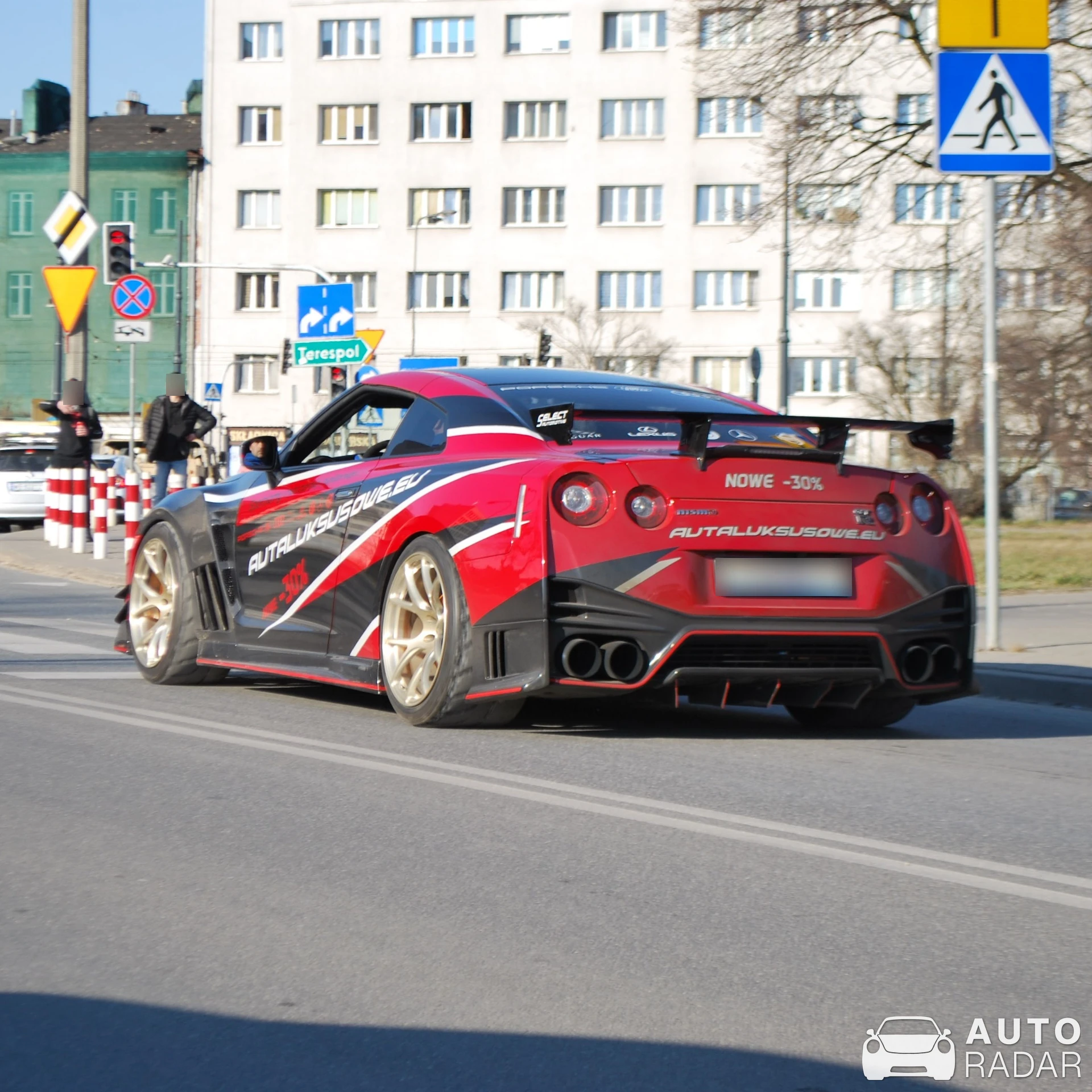 Nissan GT-R R35 spotted in Warszawa, Poland