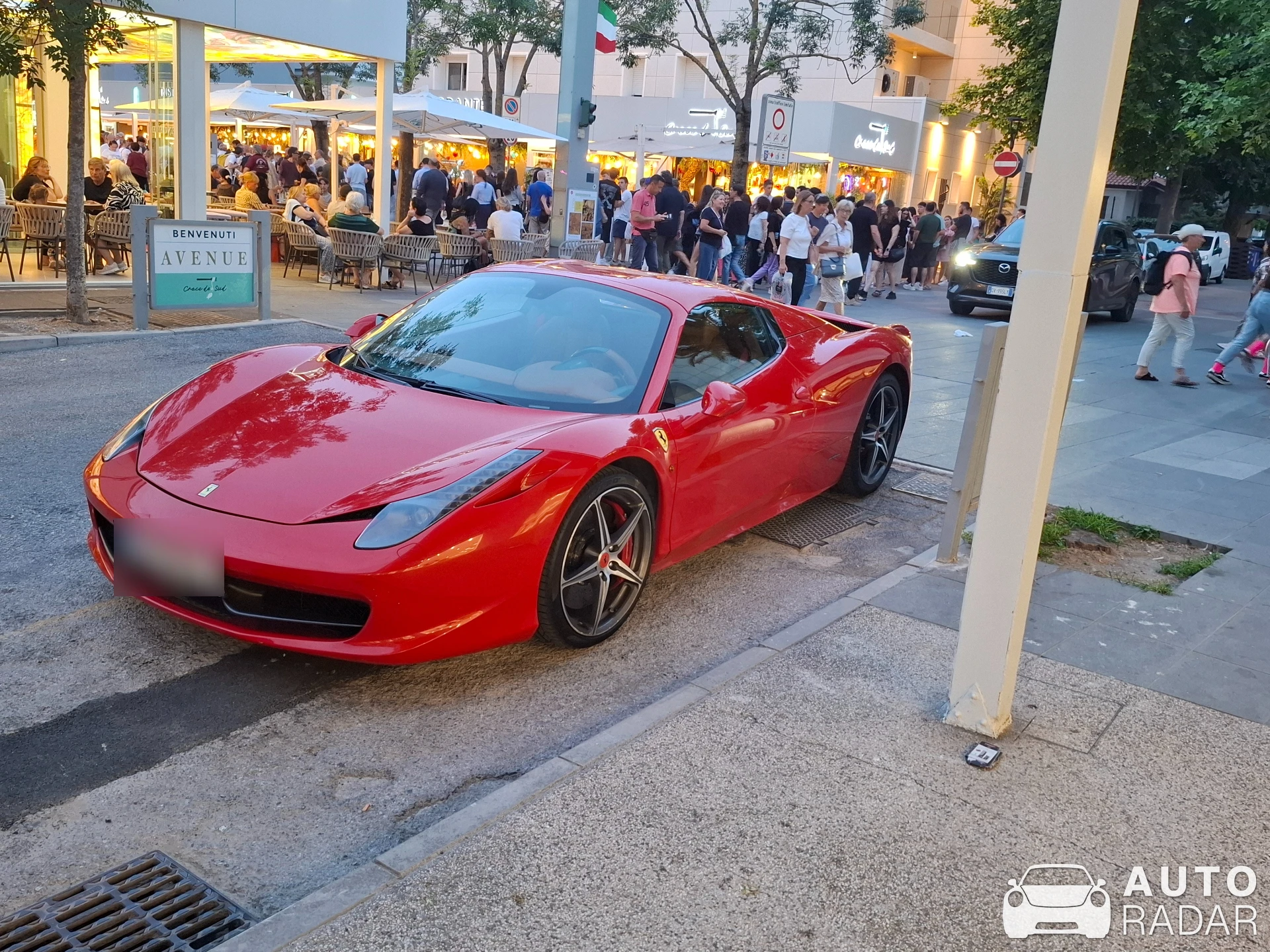 Ferrari 458 Italia spotted in Bibione
