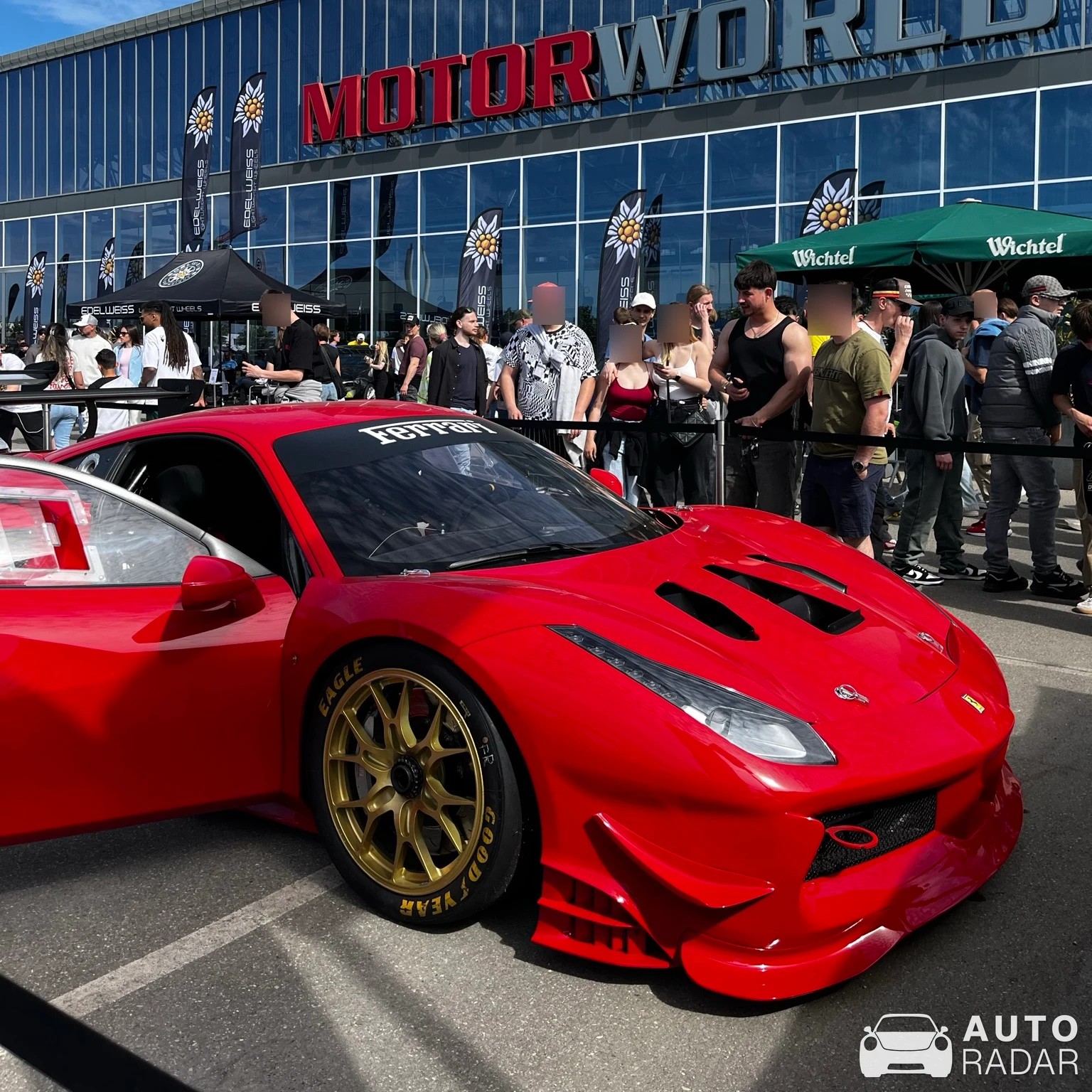 Ferrari 458 Italia GT3 spotted in Böblingen