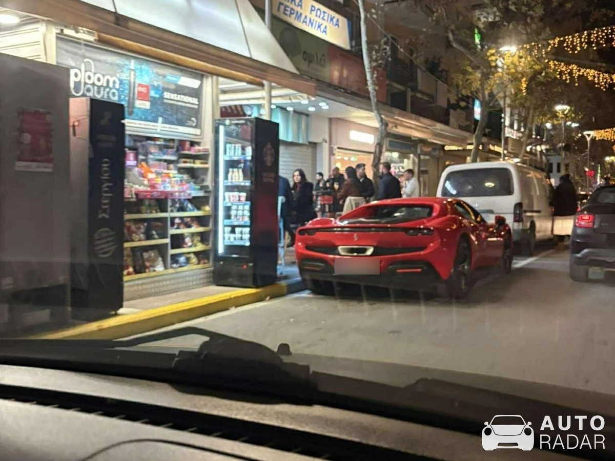Ferrari 296 GTB spotted in Kalamata, Greece