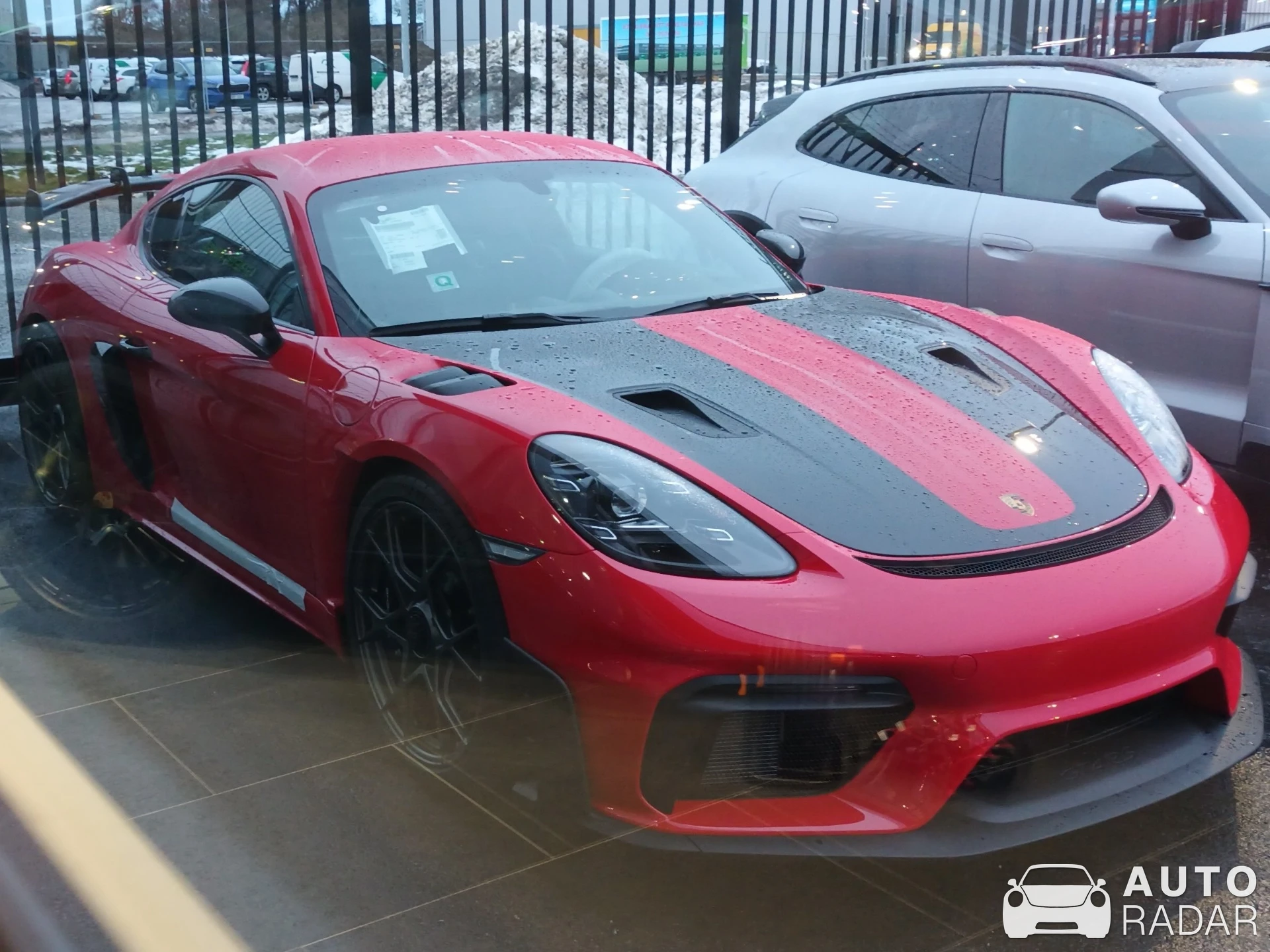 Porsche 718 Cayman GT4 RS spotted in Fyrislund, Sweden