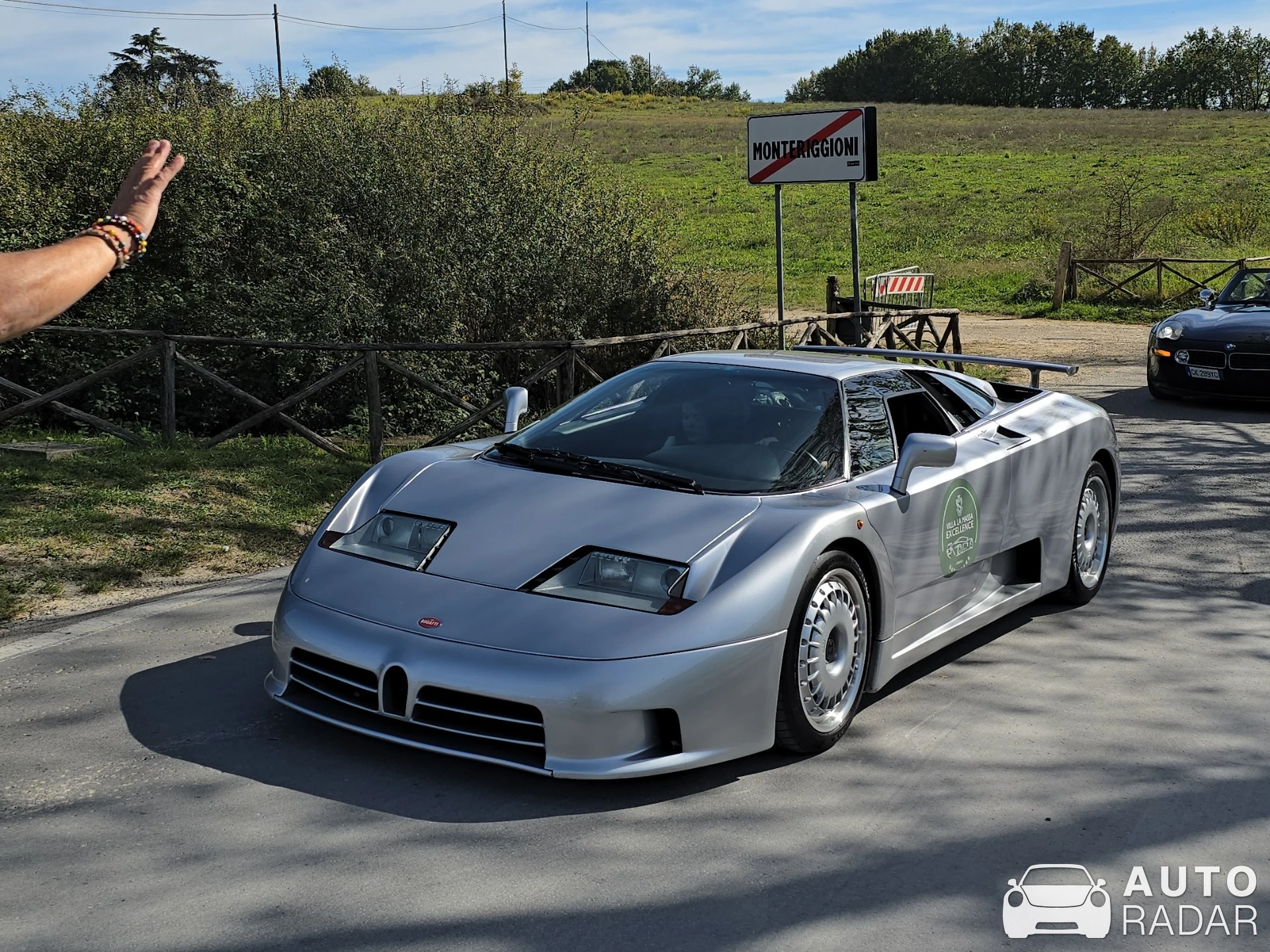 Bugatti EB110 GT spotted in Siena