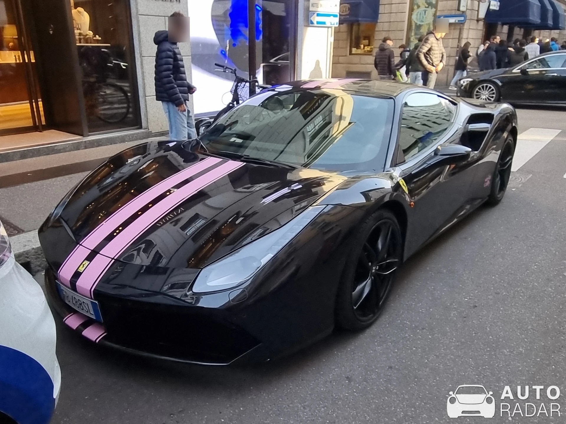 Ferrari 488 GTB spotted in Milano, Italia