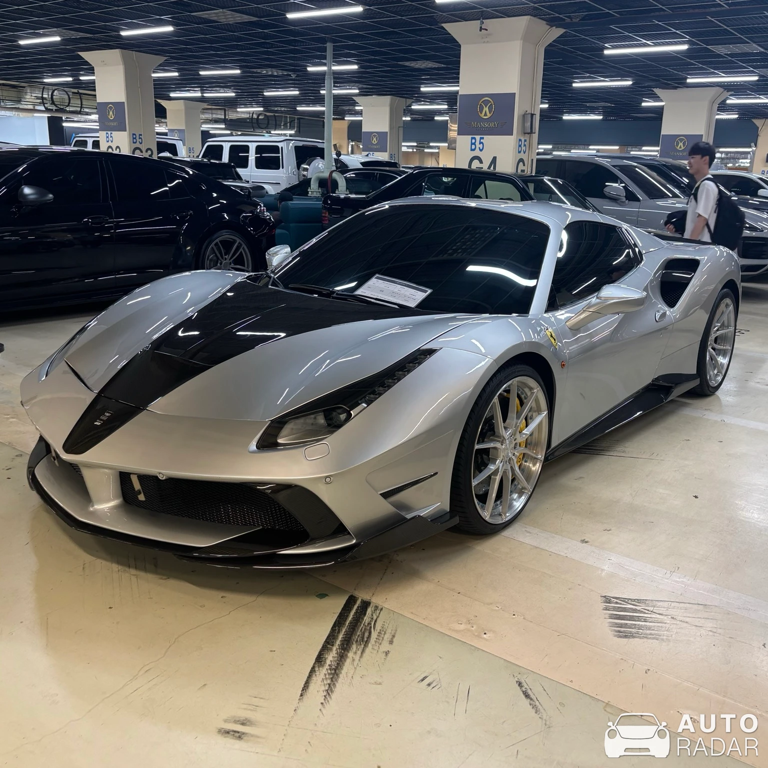 Ferrari 488 GTB Mansory Siracusa 4XX spotted