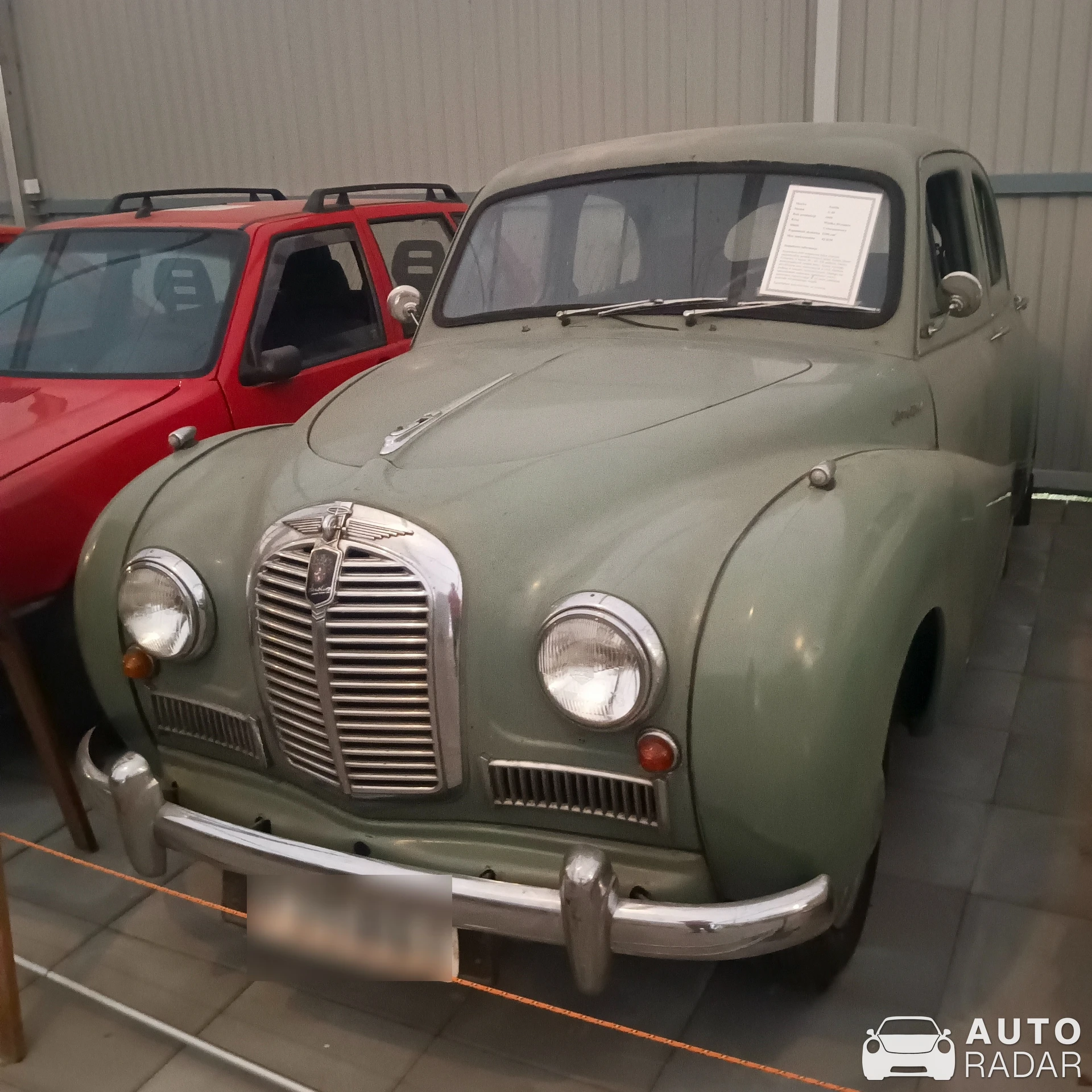 Austin A40 spotted in Nieborów