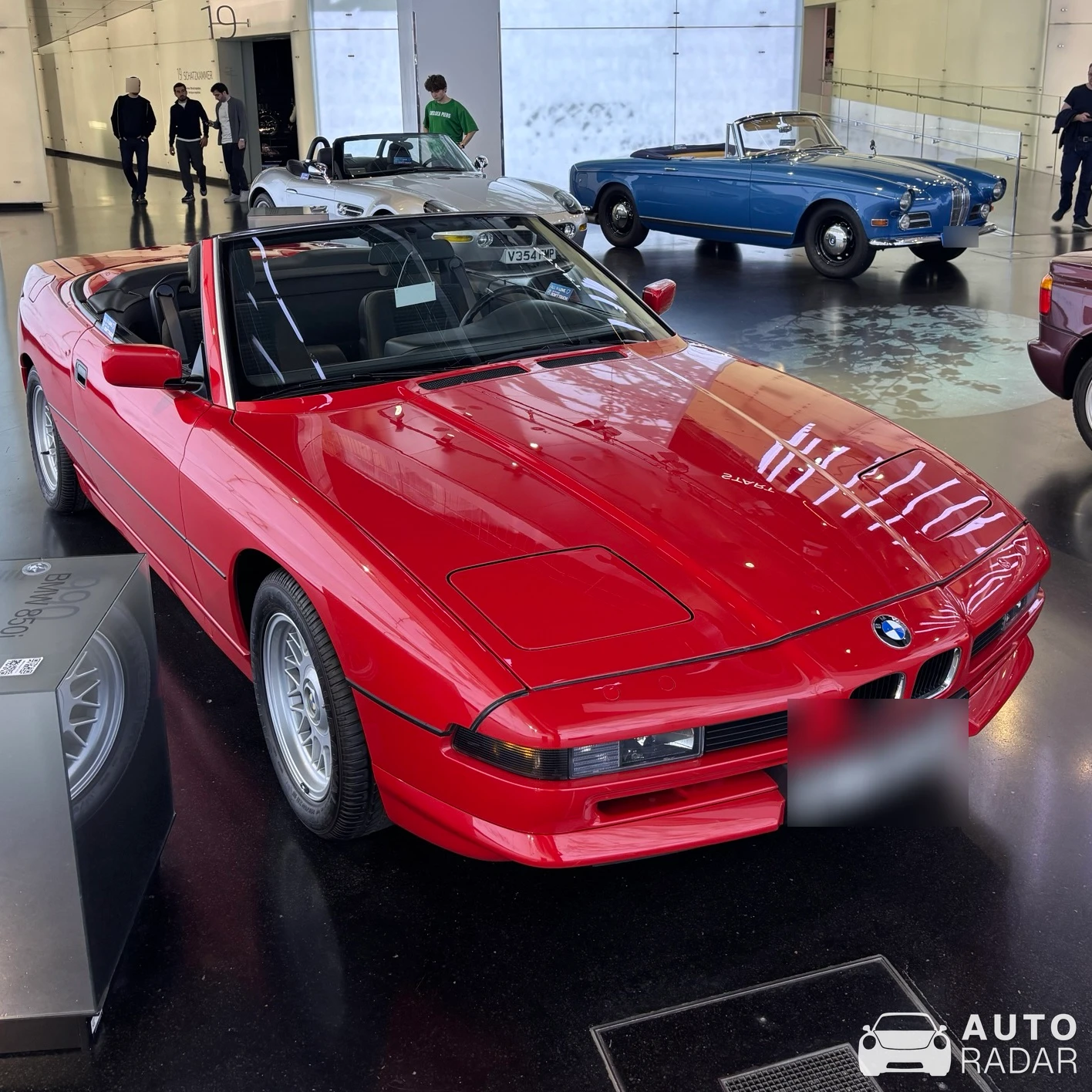 BMW 850Ci E31 Cabriolet Prototype spotted in München