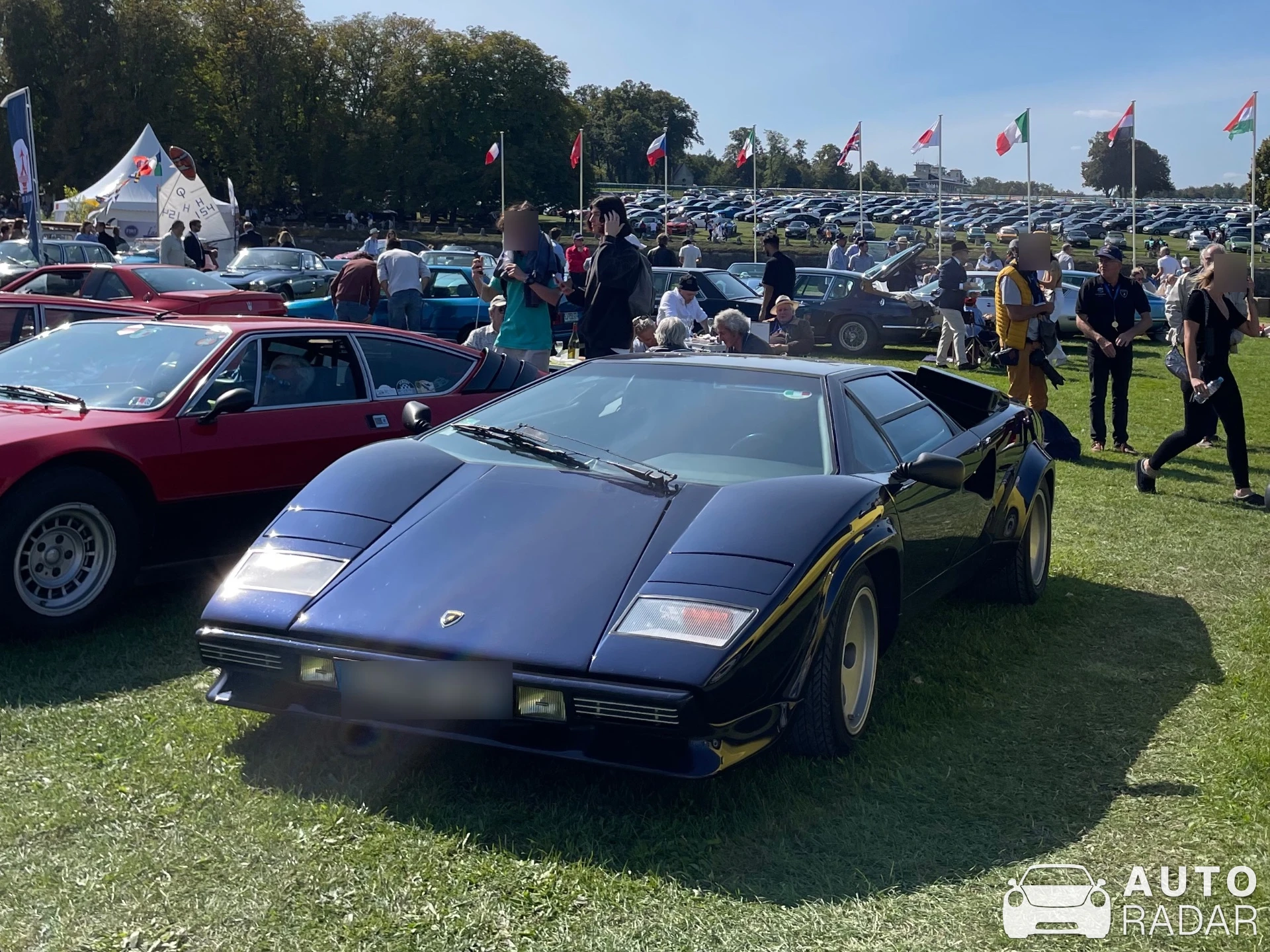 Lamborghini Countach LPI 800-4 spotted in Chantilly, France