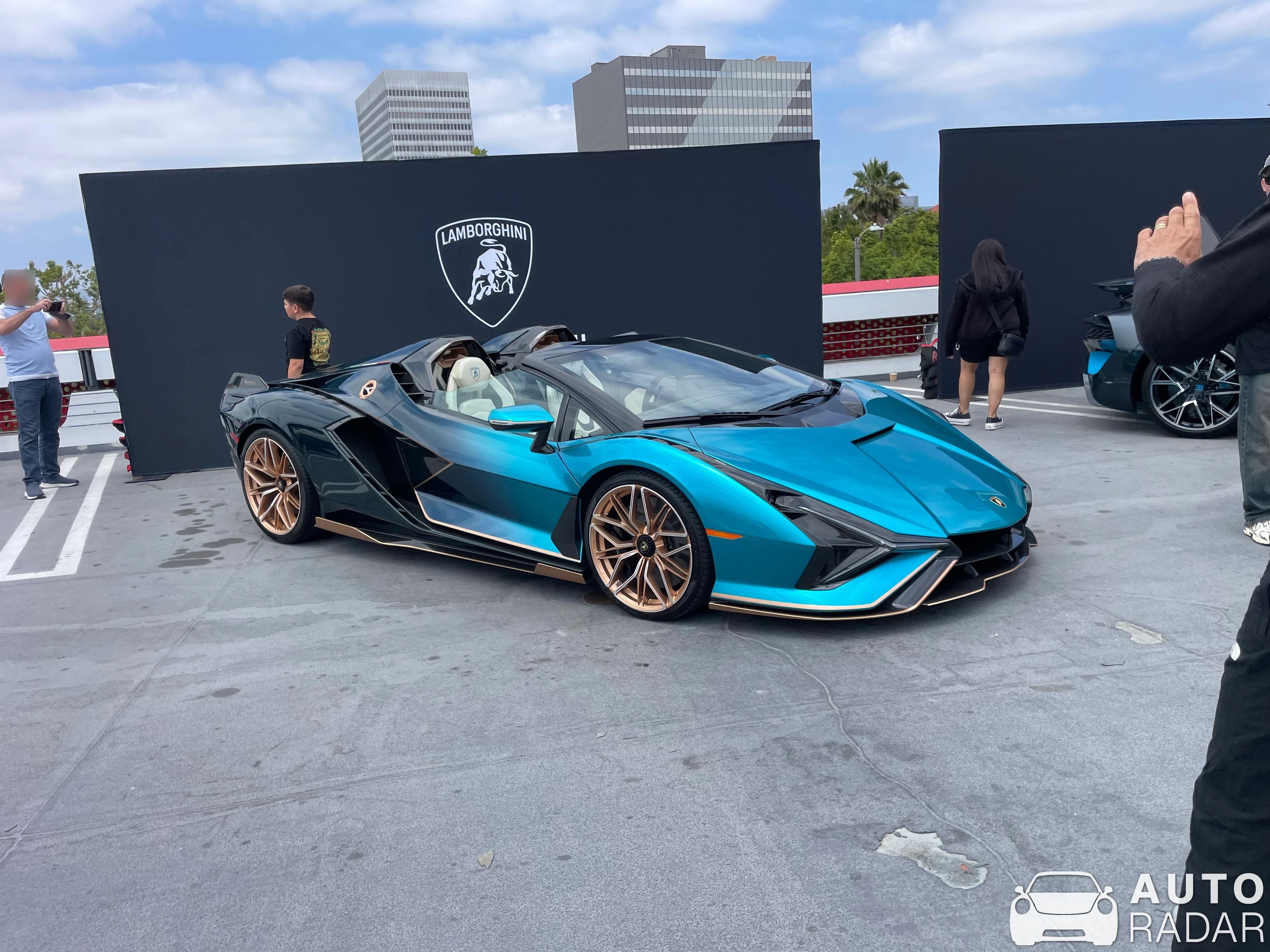 Lamborghini Sián Roadster spotted in Los Angeles