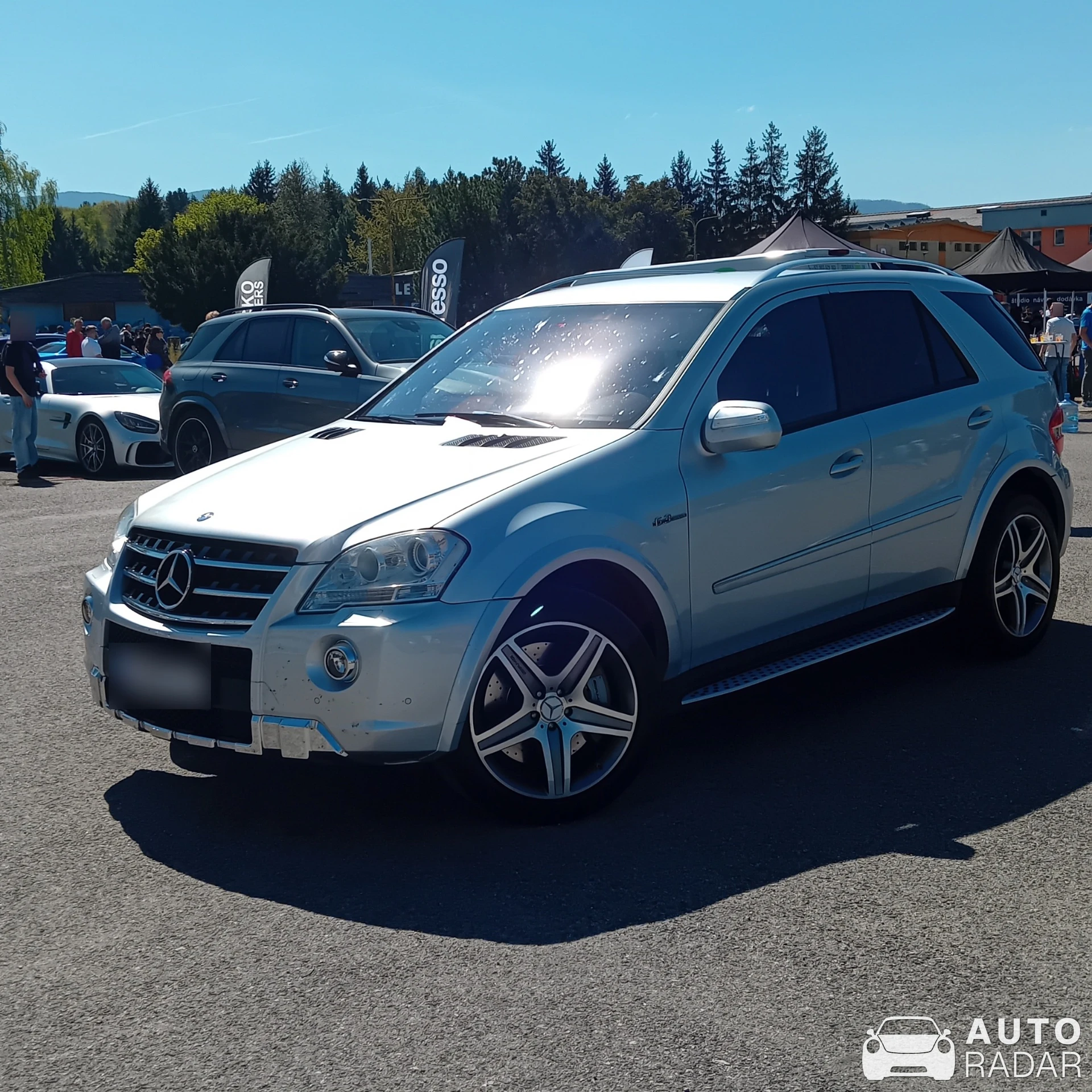 Mercedes-Benz ML 63 AMG W164 spotted in Žilina