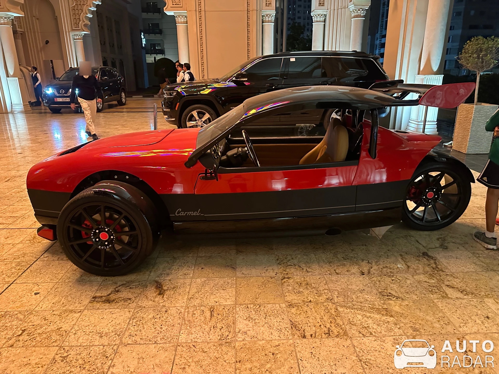 Vanderhall Carmel GT spotted in Dubai, United Arab Emirates