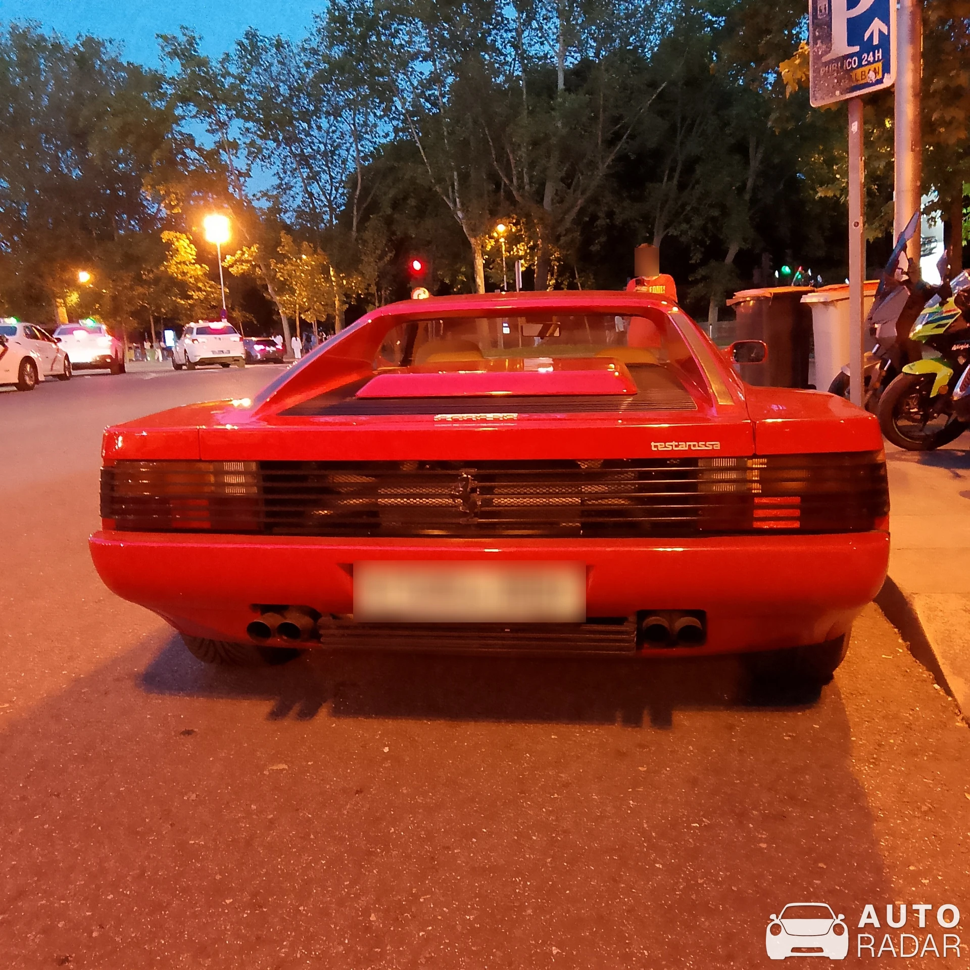 Ferrari Testarossa spotted in Madrid, Spain