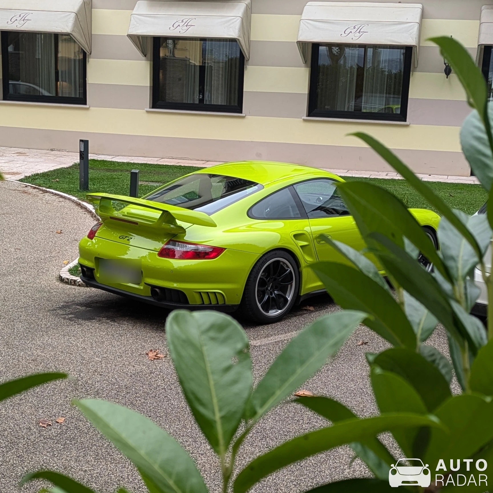 Porsche 997 GT2 spotted in Sirmione, Italy