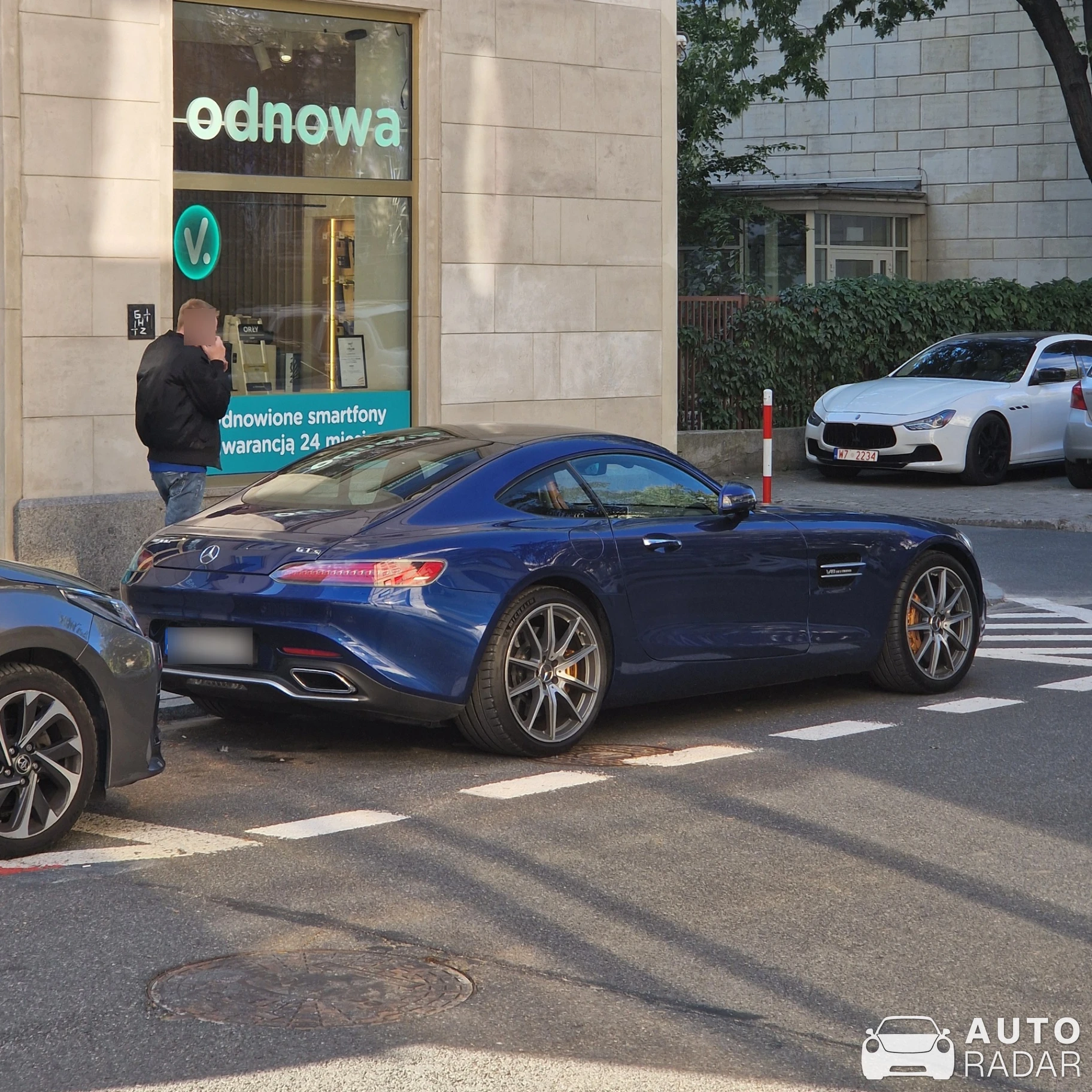 Mercedes-AMG GT S C190 spotted in Warszawa, Polska