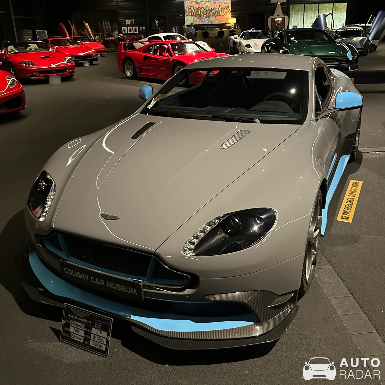 Aston Martin Vantage GT8 spotted in Coligny