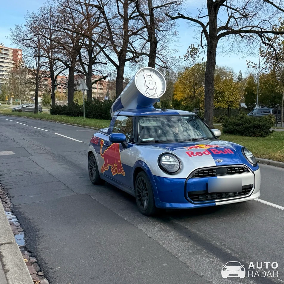 Mini Cooper Red Bull spotted in Poznań, Polska