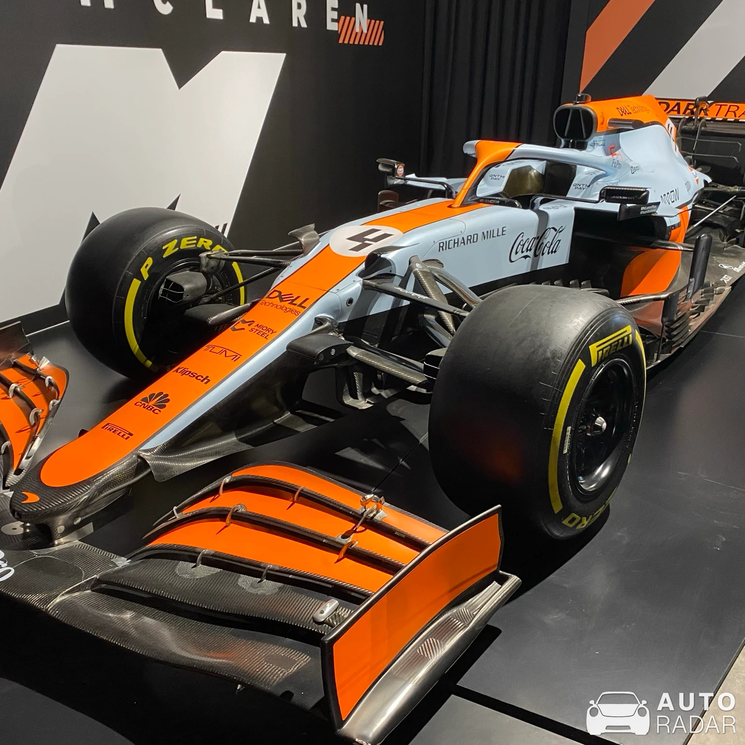 McLaren MCL35M spotted in Le Mans, France