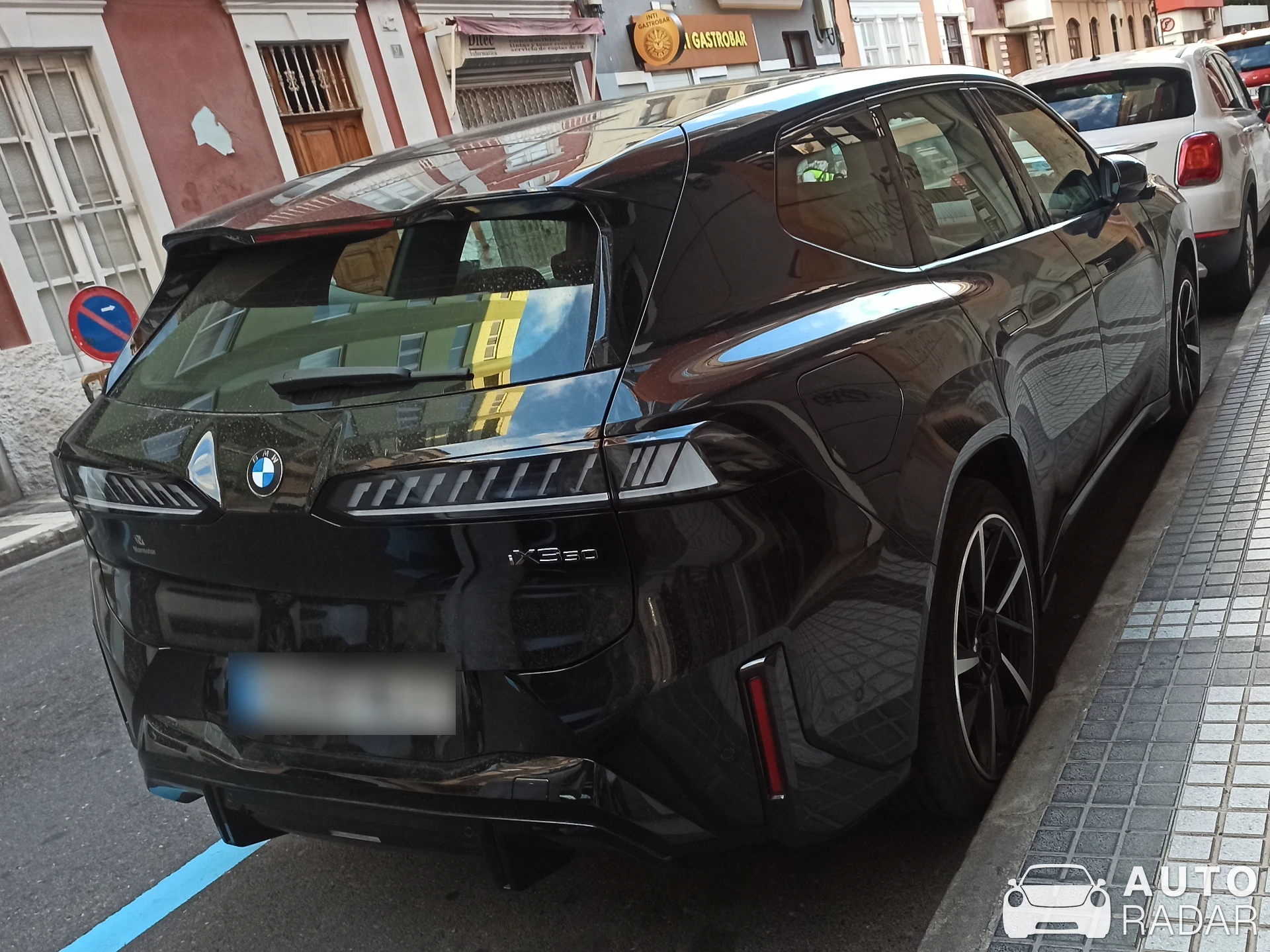 BMW iX3 spotted