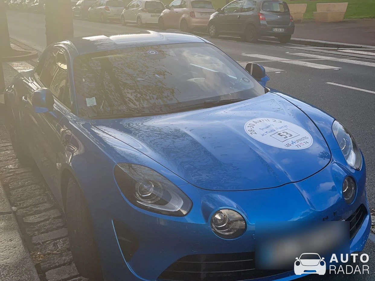 Alpine A110 R spotted in Saint-Lô, France