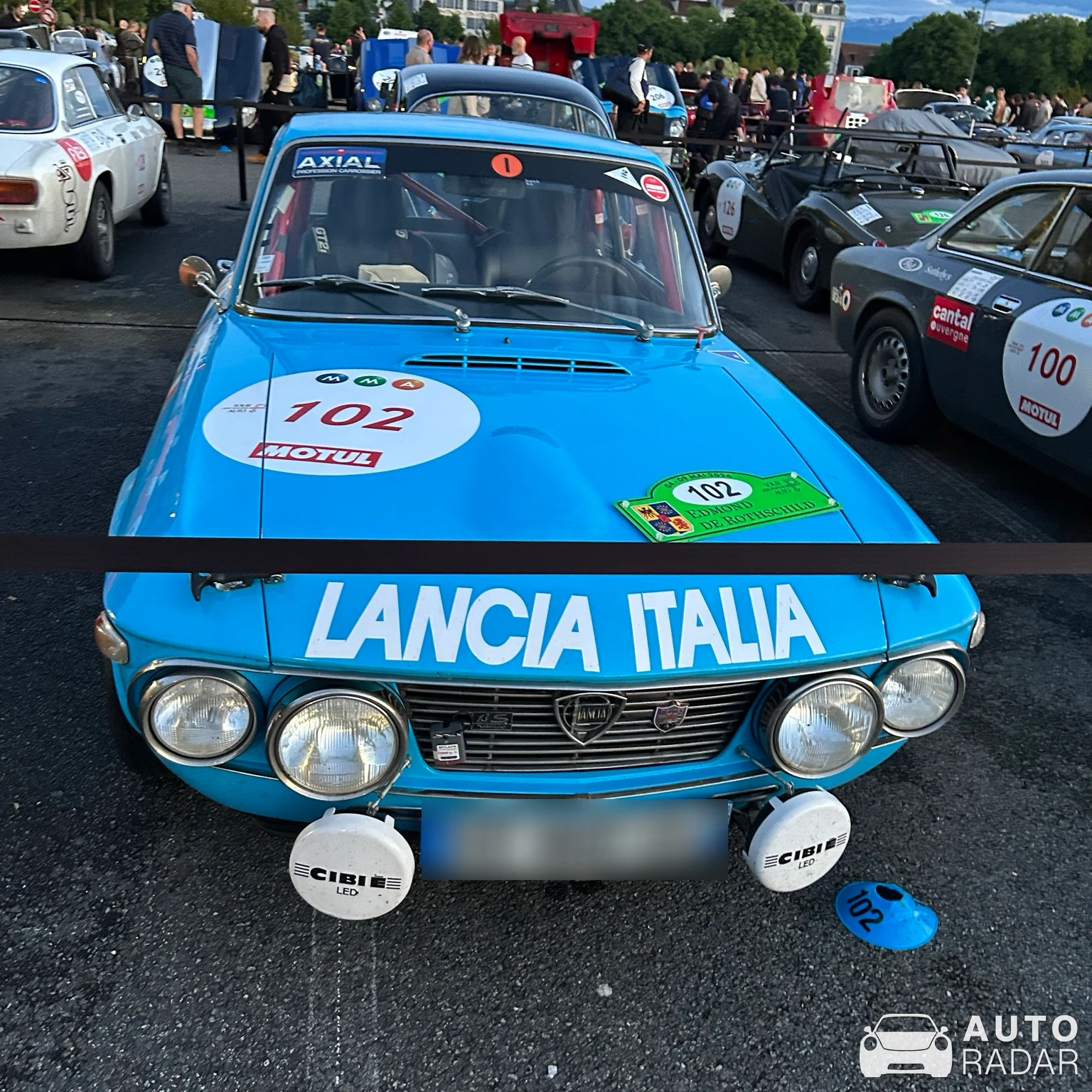 Lancia Fulvia HF spotted in Pau