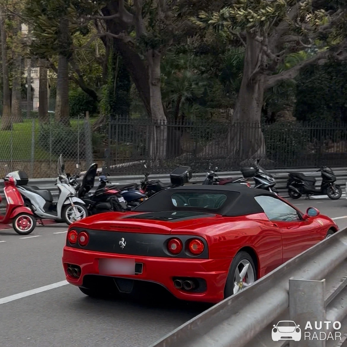 Ferrari 360 Spider Novitec Rosso spotted in Monaco