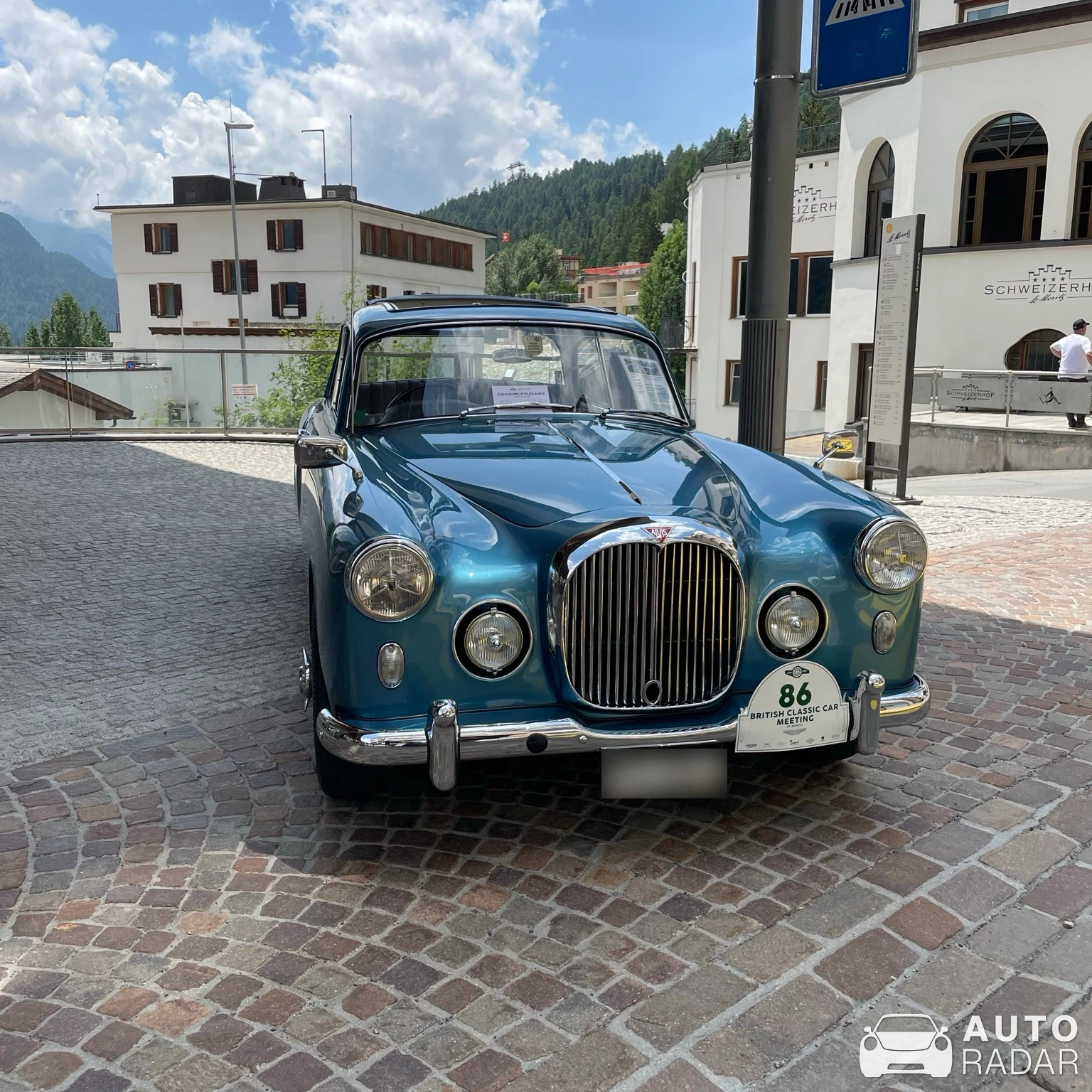 Alvis TD21 spotted in Sankt Moritz