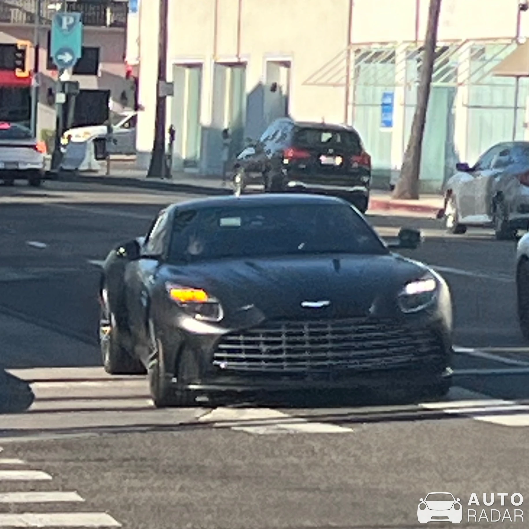 Aston Martin DB12 spotted in Beverly Hills, United States